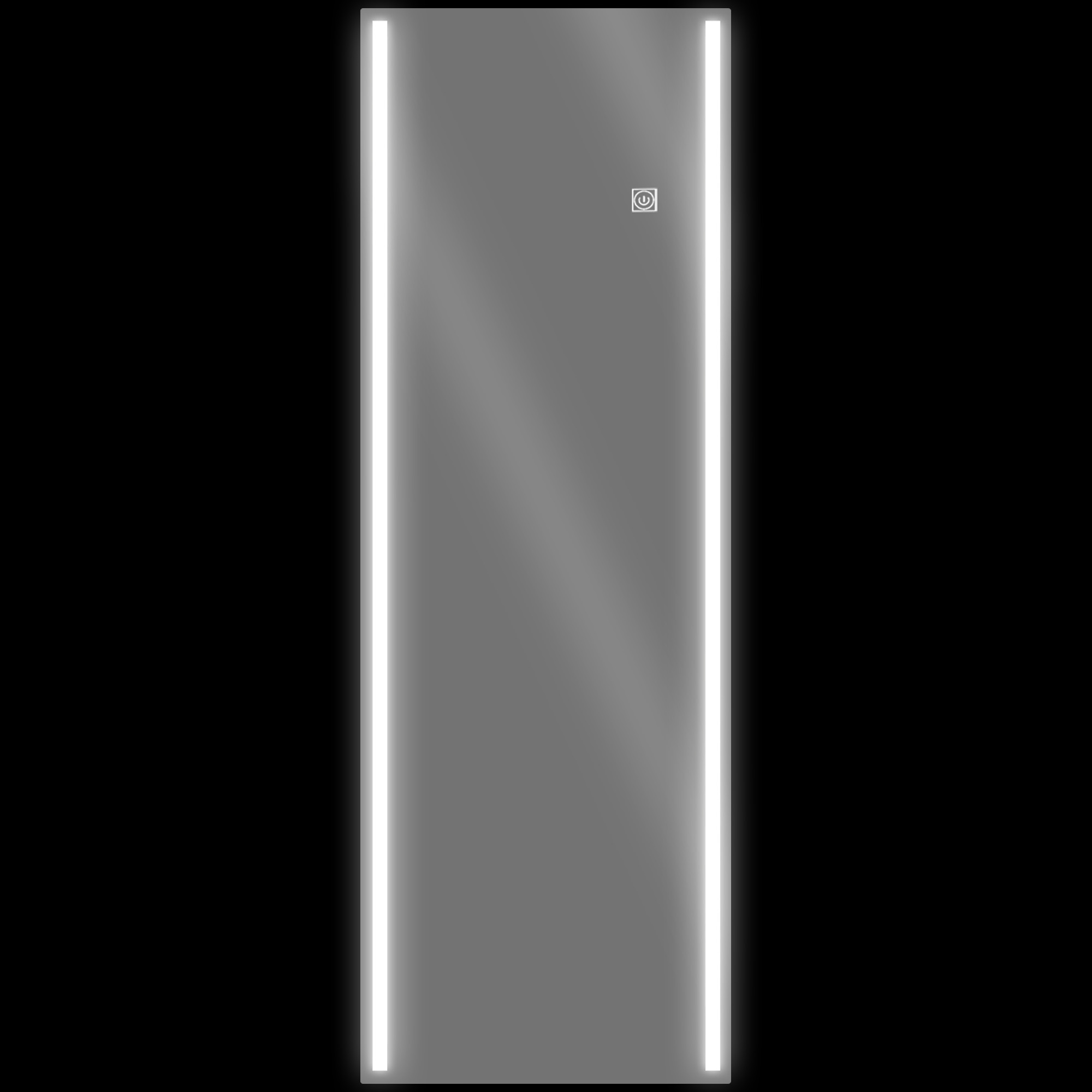 Image of HOMCOM Specchio da Parete Rettangolare con Luci LED Regolabili e Interruttore Touch, 40x120cm Aosom006