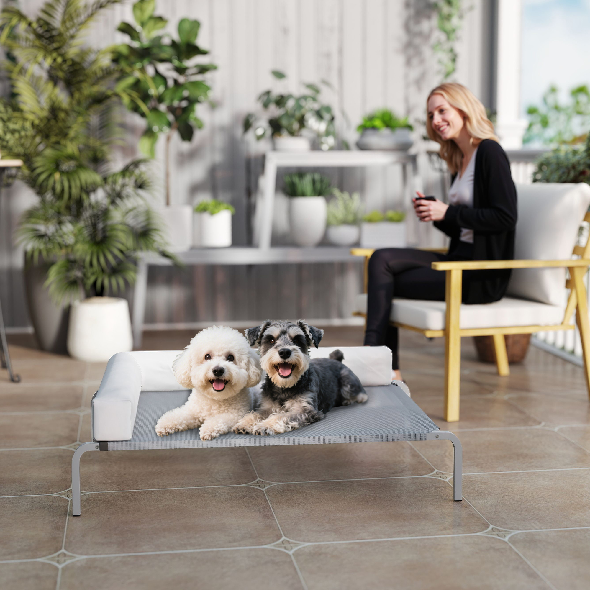 aufblasbares hundebett Hundebett rund St.Moritz von HOUND&NATURE | Recycelte Materialien |  Oeko-Tex Standard 100