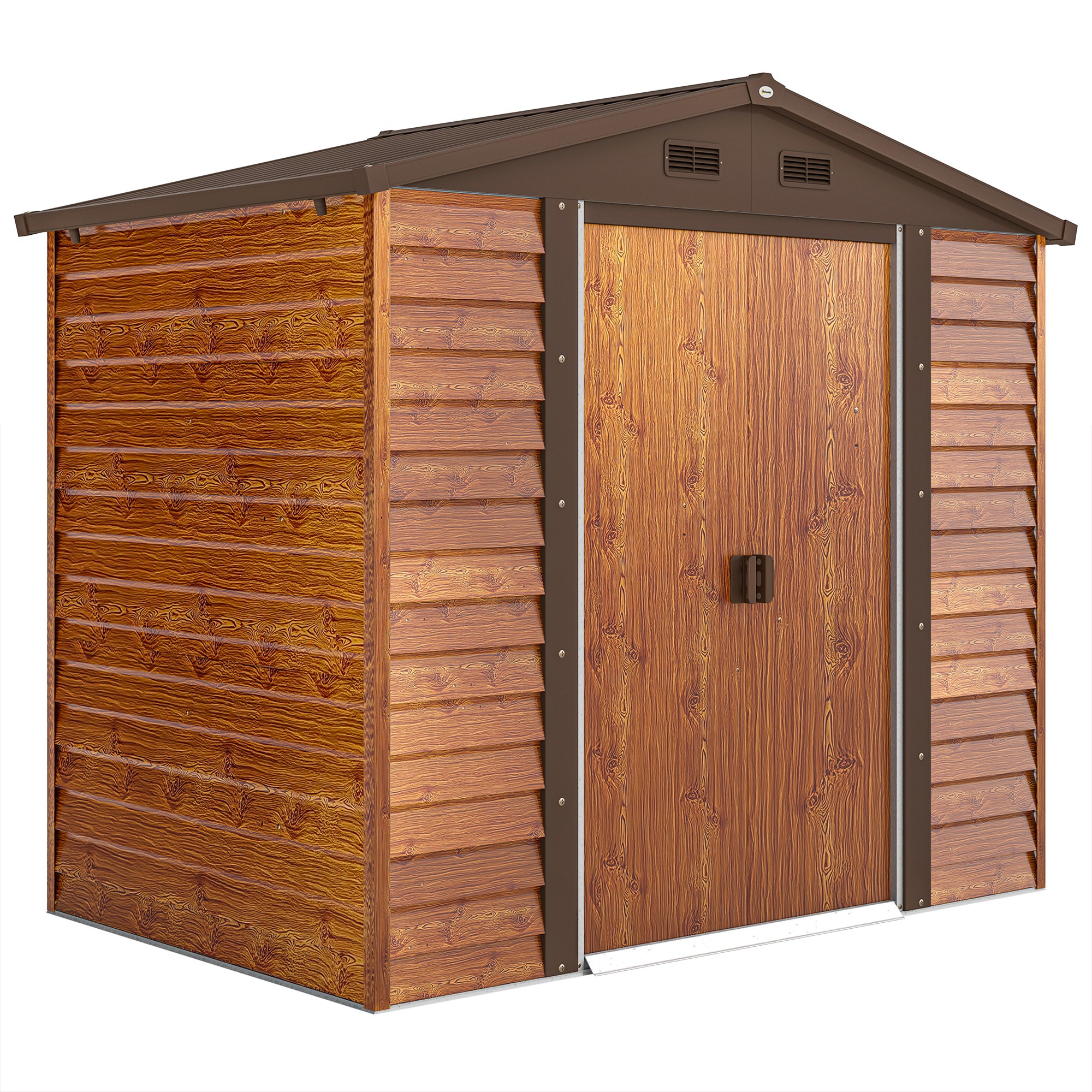 Outsunny Magazie Grădină Magazie Pentru Unelte Grădină Cu Uși Glisante 235.7x152x208.7cm | Aosom Romania