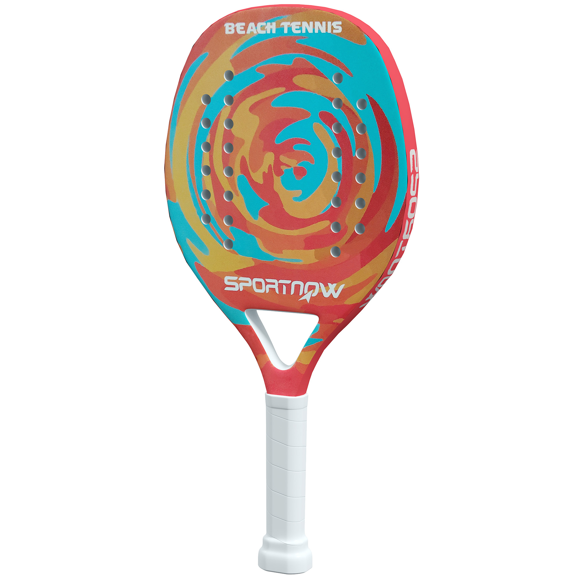 SPORTNOW Strand-Tennis-Schläger aus Carbonfaser mit EVA-Formschaumkern, Schlägertasche und rutschfestem Griff, gelb   Aosom – SPORTNOW