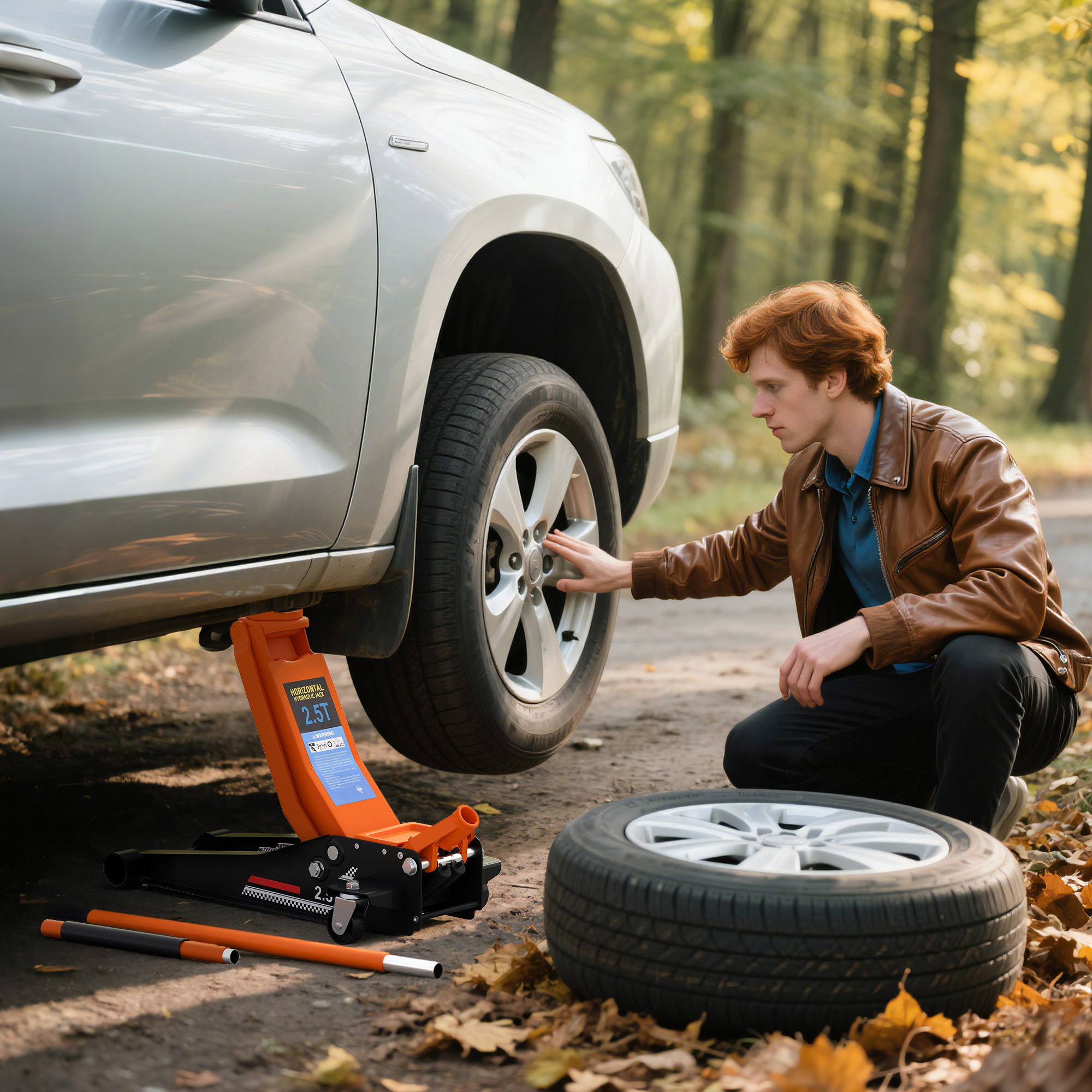 HOMCOM Axle Stands 2 Ton Car Jack Stands Pack of 2, 28-42.5 cm Height Adjustable Support Jack Stand, Heavy Duty Car Lift Tool for Vehicles, Caravans, Workshops, Garages, Red