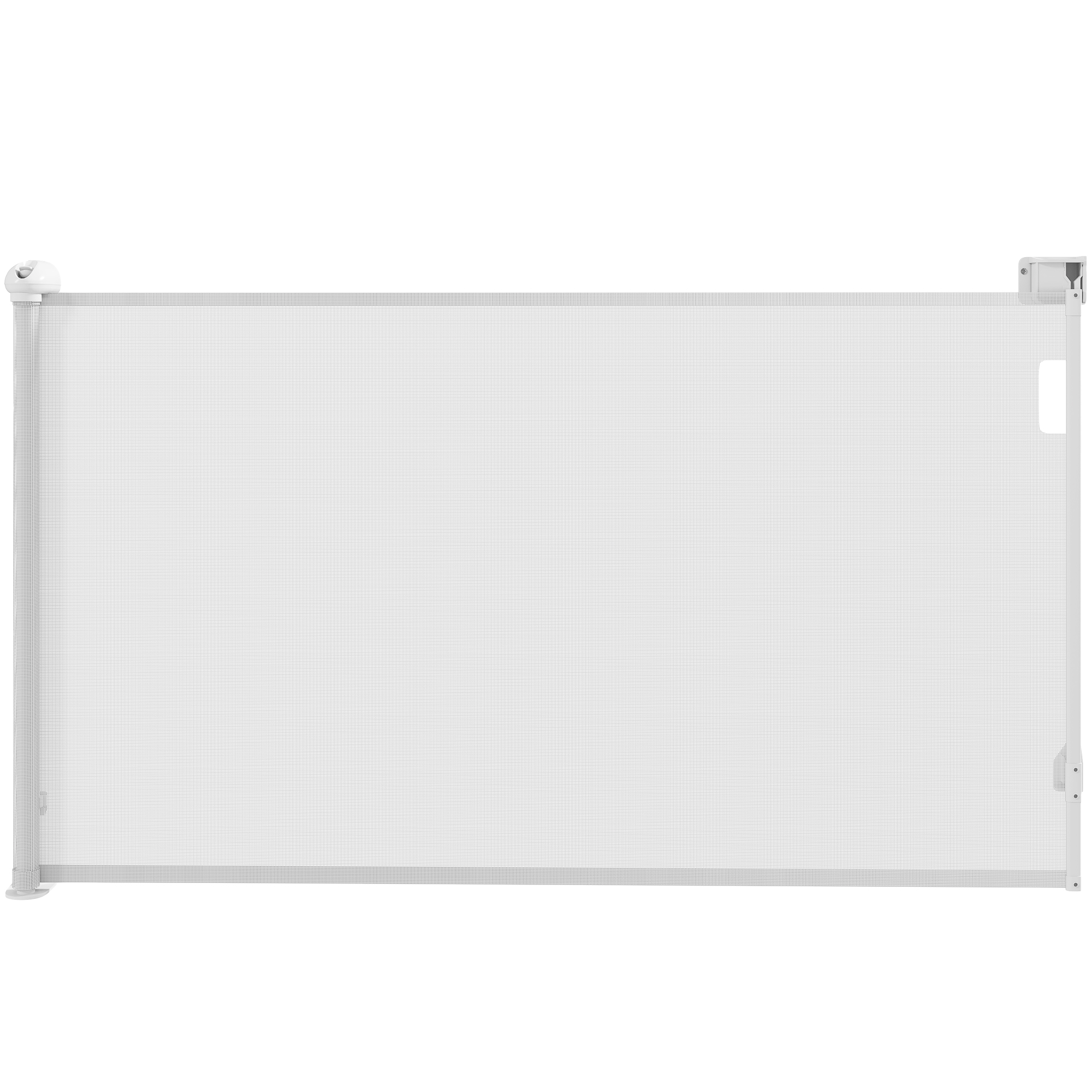 PawHut Gard Extensibil pentru Câini 0-144cm cu Blocare Automată, Alb | Aosom Romania