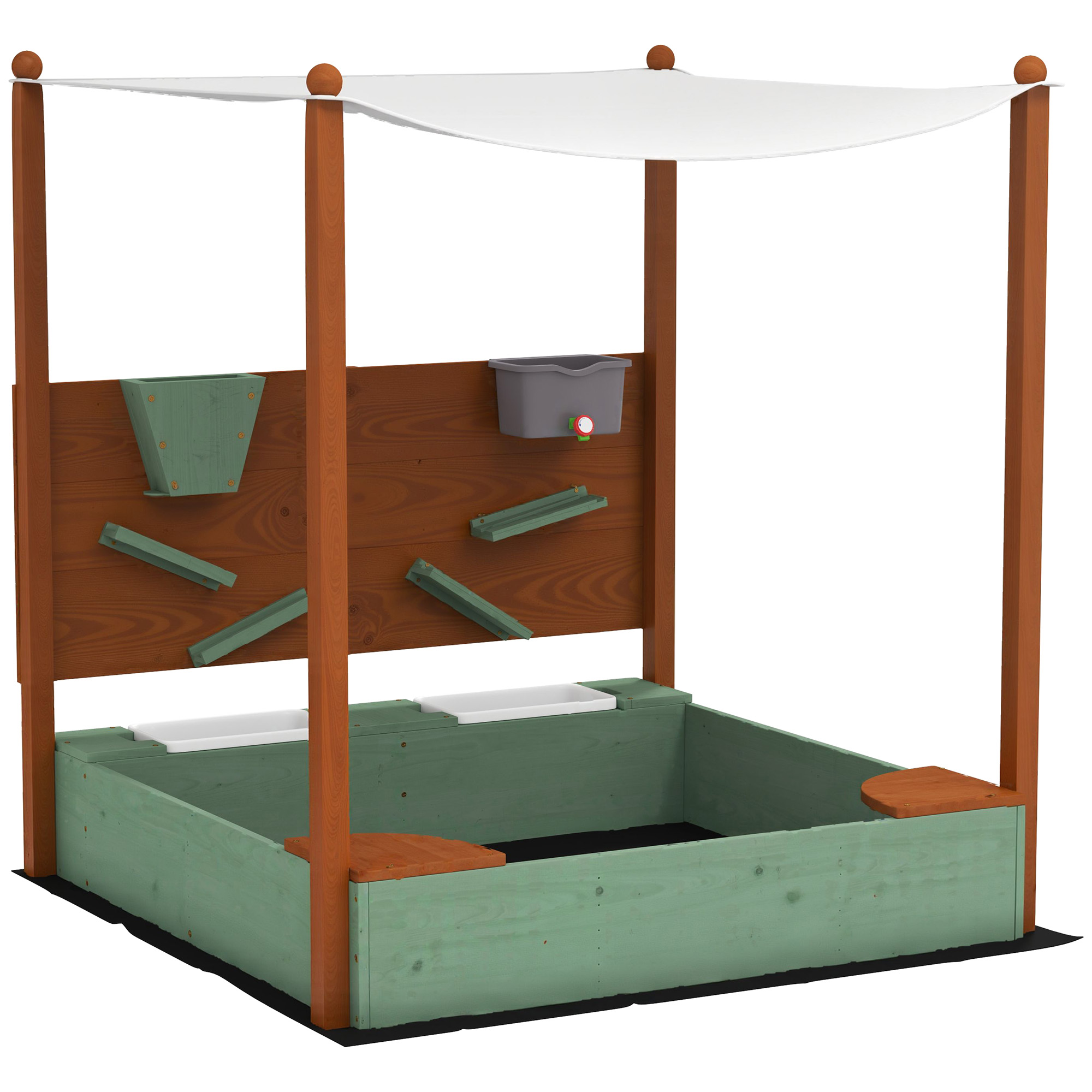 In legno per bambini Sandbox giardino Sandbox per bambini