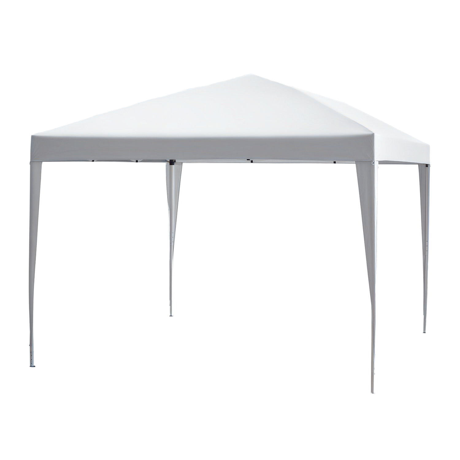 Outsunny Tonnelle Barnum de Jardin Pliant Anti-UV + Sac de Transport Acier Oxford 3 x 3 x 2,55 m Blanc