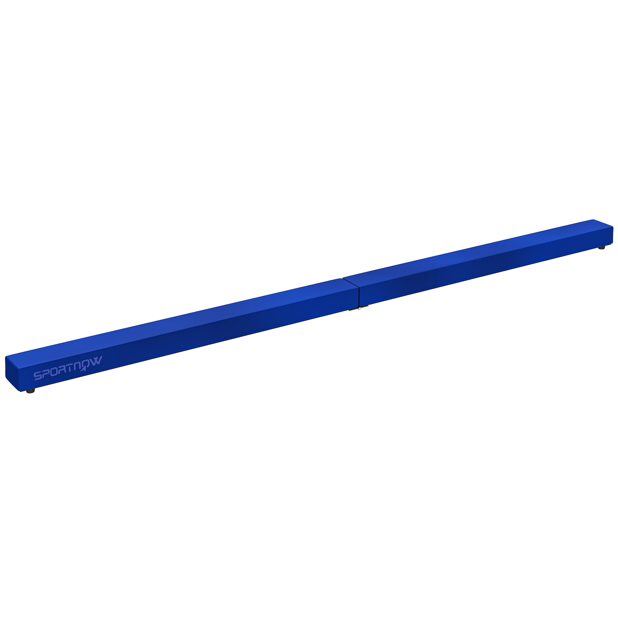 SPORTNOW Faltbarer Turnbalken 210 cm aus Samt, Balance Beam mit rutschfestem Boden, Gymnastikausrüstung für Kinder und Erwachsene, Blau   Aosom – SPORTNOW