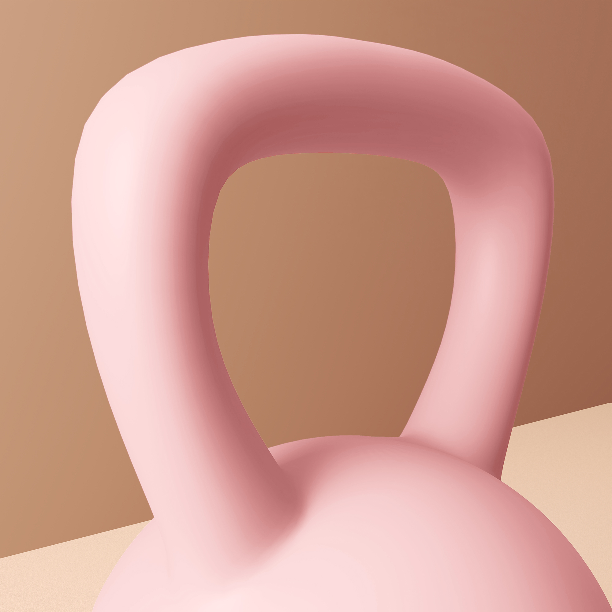 SPORTNOW 8KG Soft Kettlebell, Kettlebell with Non-Slip Handle for Home Gym, Weight Lifting, Strength Training, Pink/Grey 9