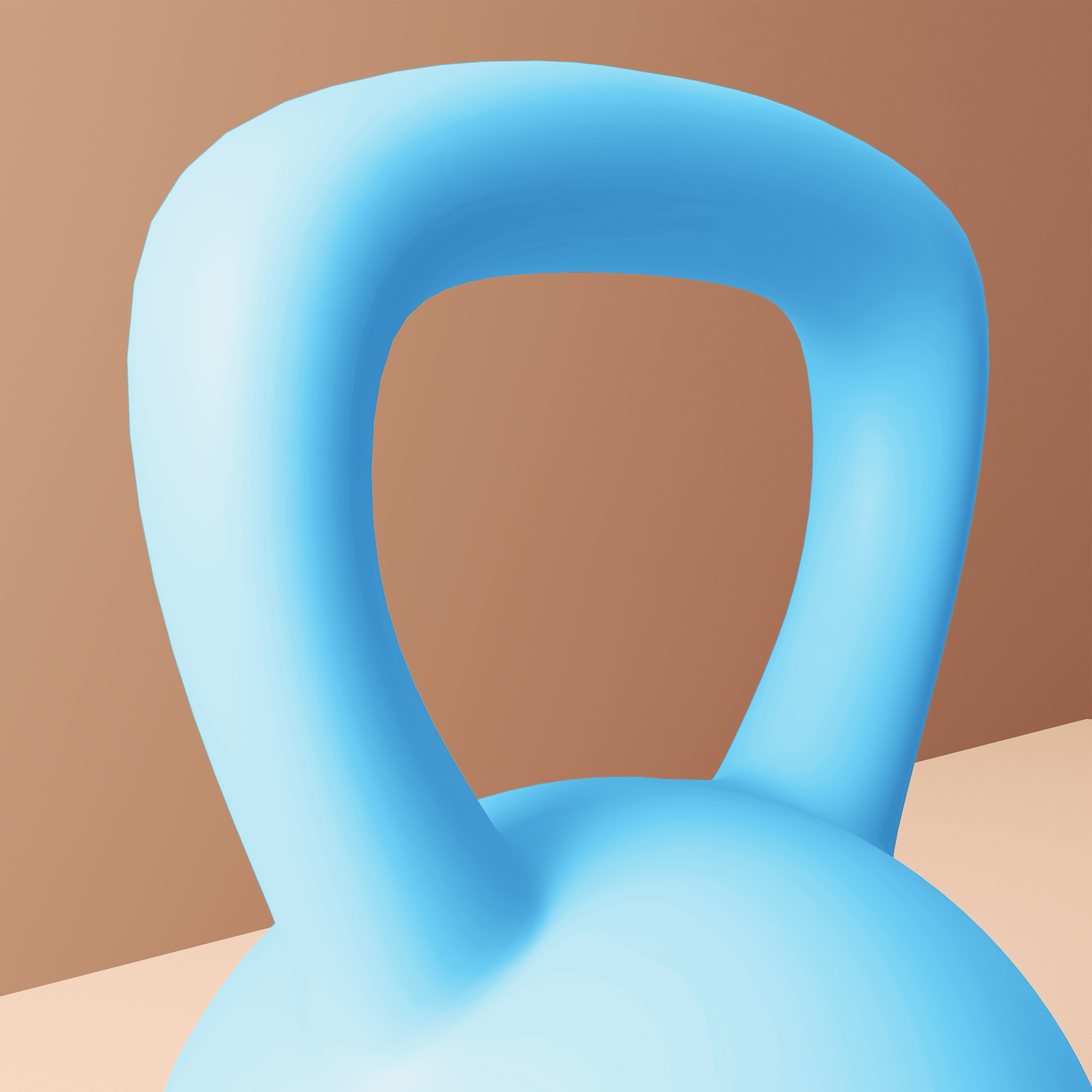 SPORTNOW 8KG Soft Kettlebell, Kettlebell with Non-Slip Handle for Home Gym, Weight Lifting, Strength Training, Light Blue/Grey 9