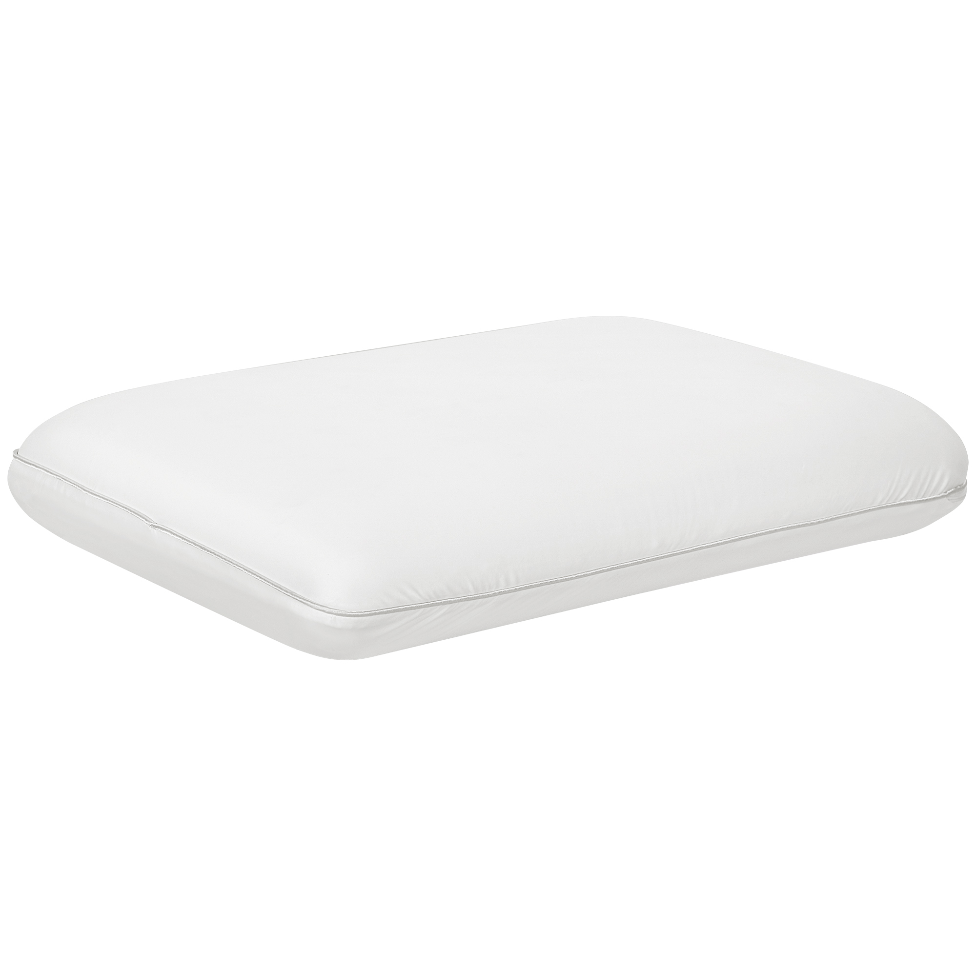 HOMCOM Almohada de Espuma de Memoria Almohada de Cuello con Funda Desmontable Ergonómica 60 x 40 cm, Blanco crema