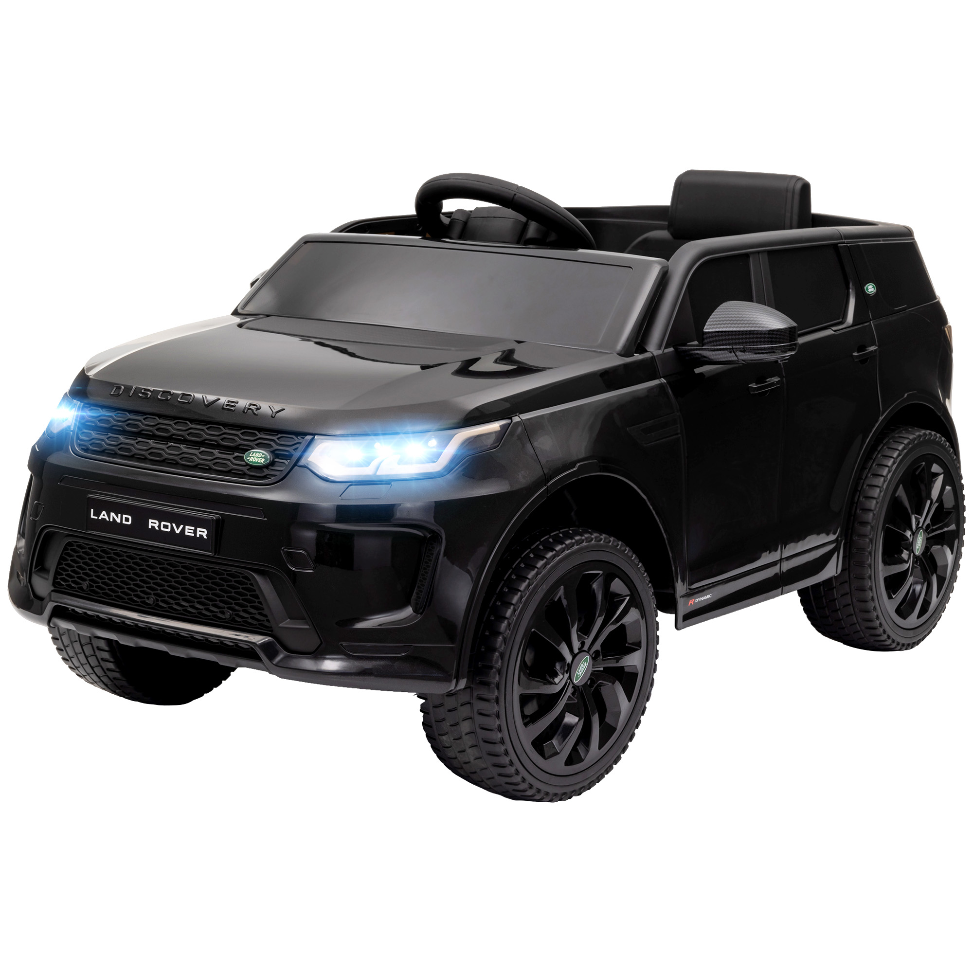 Auto Elettrica Per Bambini AIYAPLAY 6V Land Rover - 2 In 1 Elettrica/a Spinta, Velocità 3 Km/h, Per 18 Mesi-5 Anni, Rosso