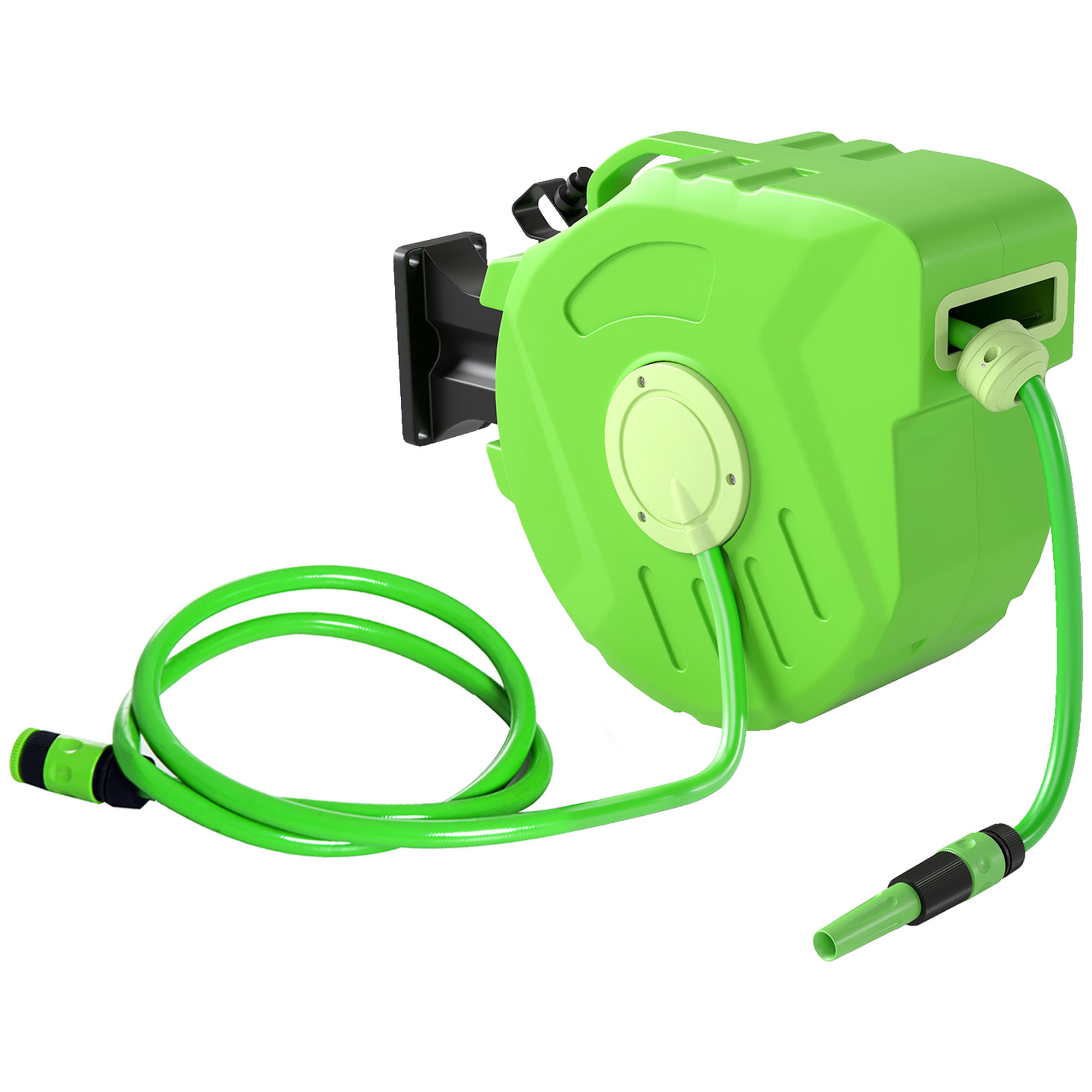 Outsunny Schlauchtrommel 15m Automatik Schlauchaufroller schwenkbar ideal f günstig online kaufen