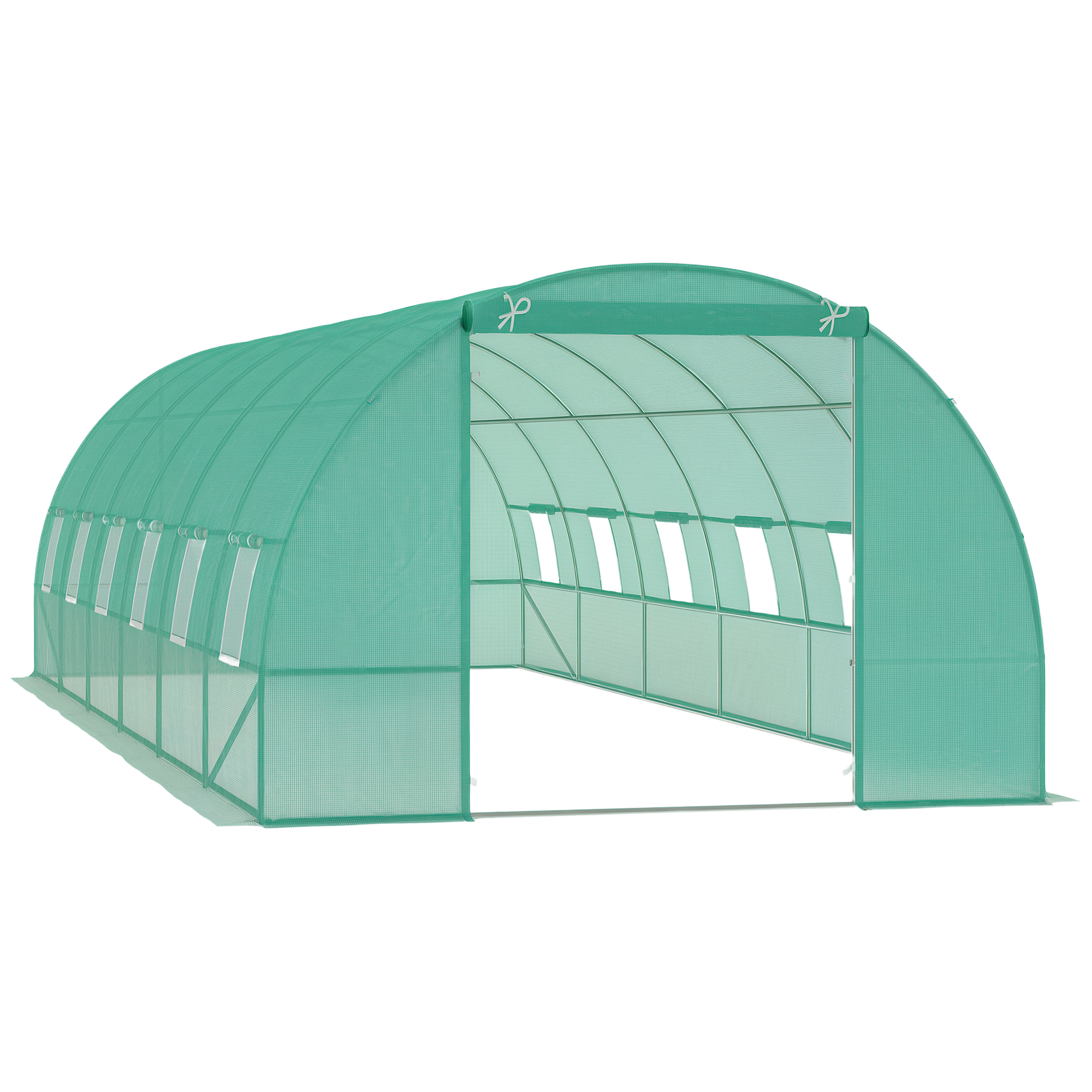 Outsunny Foliengewächshaus Tomatengewächshaus Treibhaus Folientunnel 800x30 günstig online kaufen