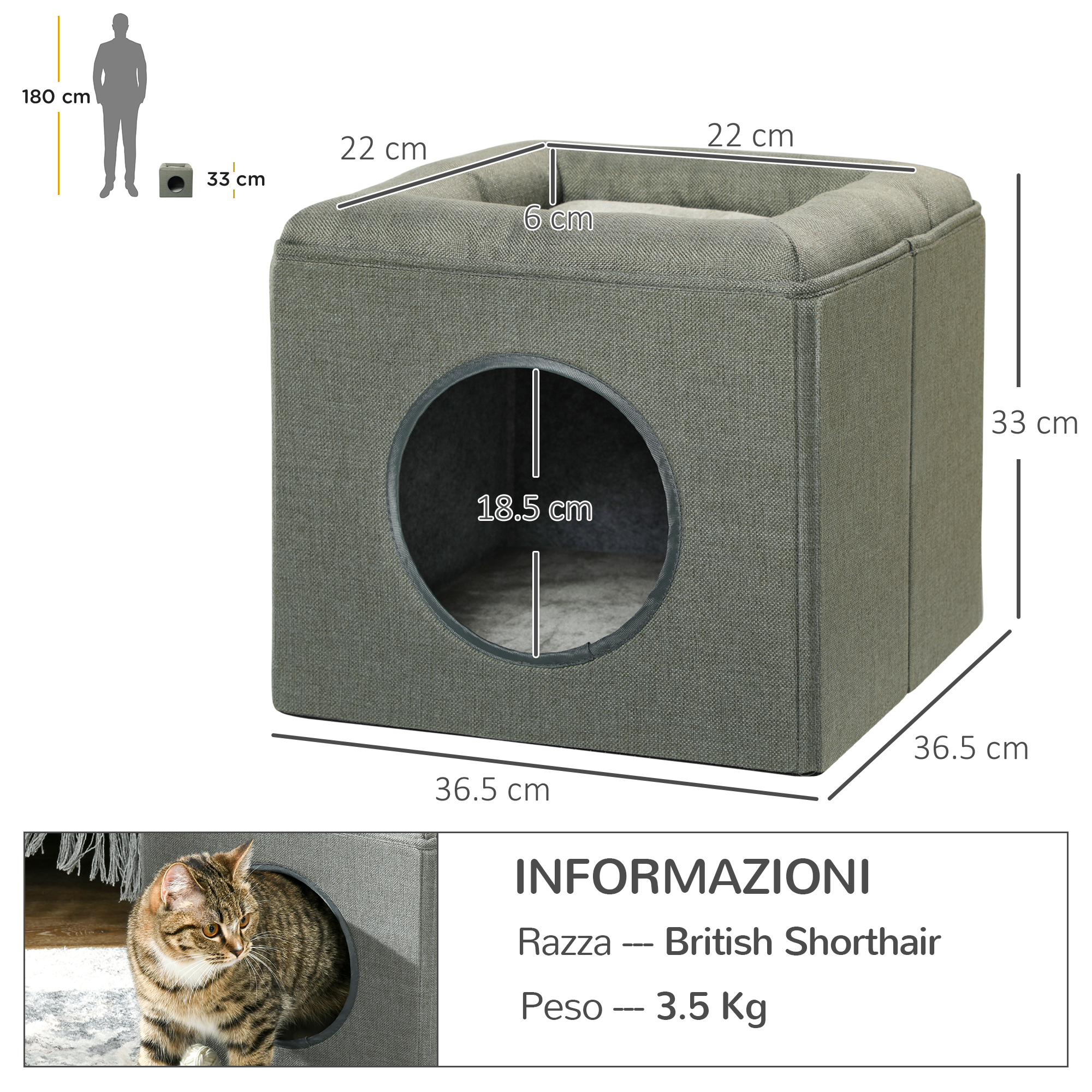 Cuccia Refrigerante Per Cani E Gatti - Ventilare La Casa Di Raffreddamento Per Gatti, Con 10 Impacchi Di Ghiaccio, 2 Sacchetti Di Cotone Assorbenti, Cuccia Per Cani Pieghevole Con Aria Condizionata