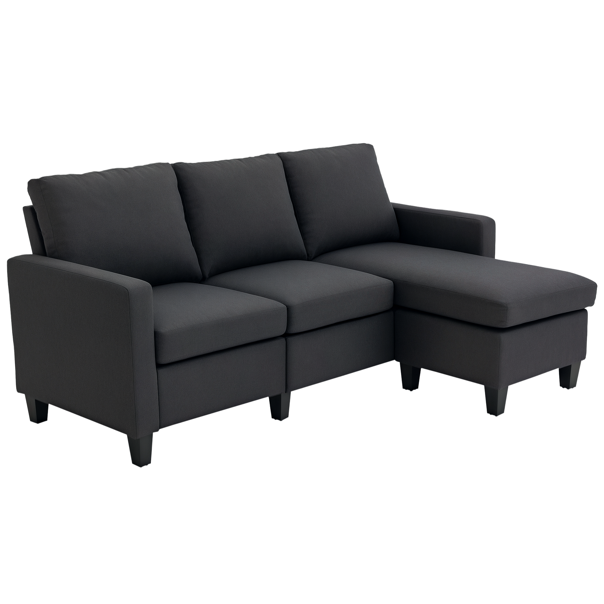 HOMCOM Ecksofa Stoffsofa L-Form mit wendbarer Chaiselongue, Couchgarnitur L günstig online kaufen
