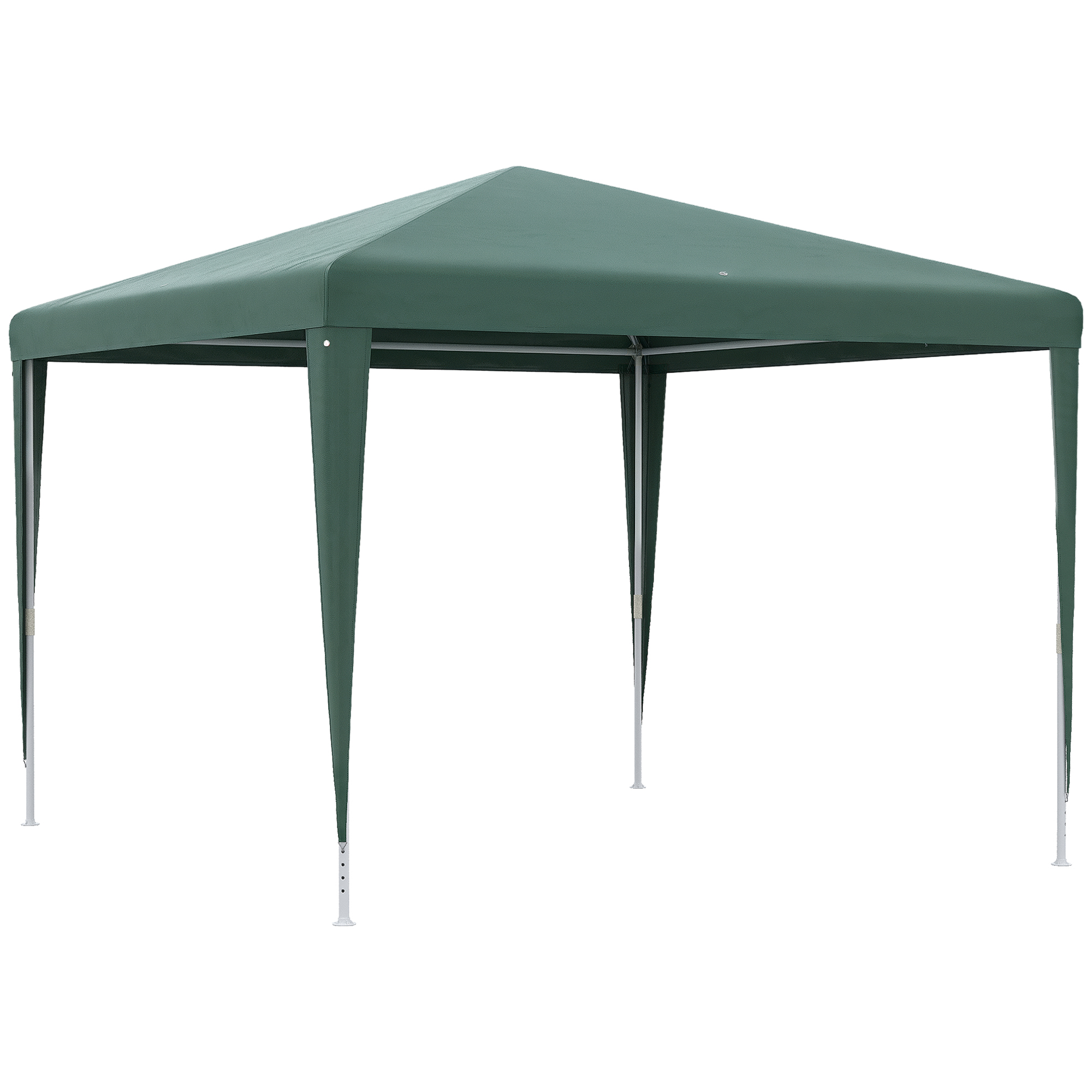 Outsunny Gazebo da Giardino 3x3 m Pieghevole e Portatile con Copertura Anti UV, Verde
