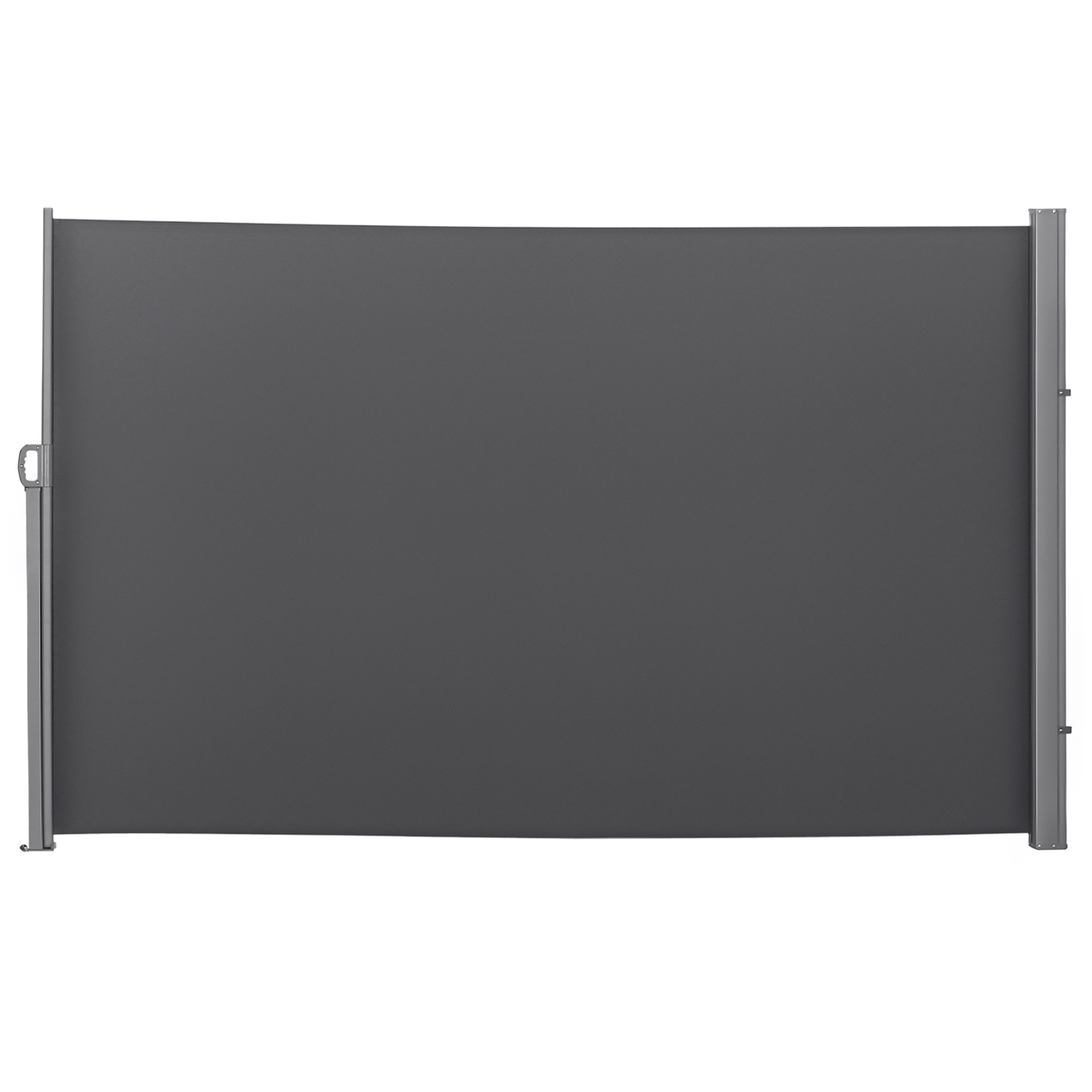 Outsunny Paravan Lateral Retractabil cu Mâner și Anti UV, 300x180 cm, Gri | Aosom Romania