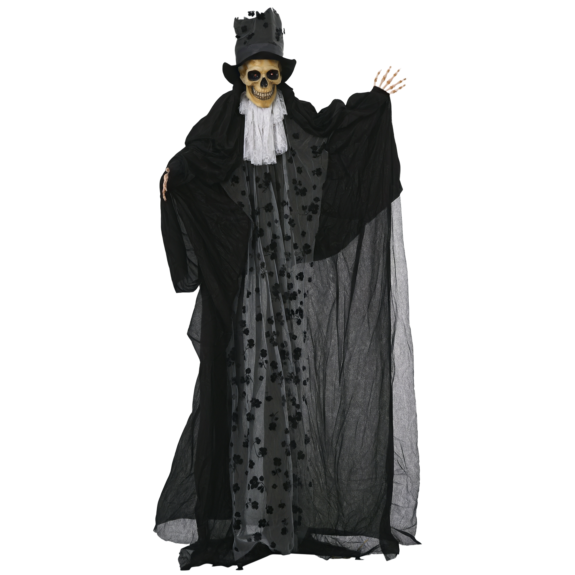 Outsunny Halloween-Dekoration 183cm bewegliches Gespenst Bräutigam in Leben günstig online kaufen