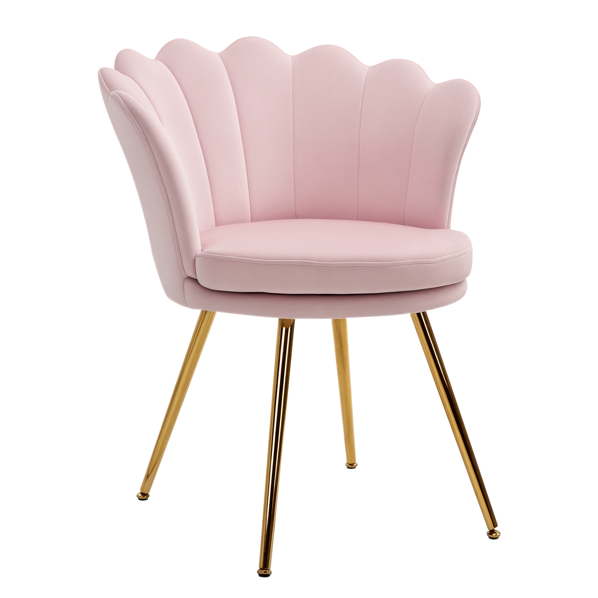 Fauteuil coquillage Fauteuil rose Fauteuil de salon Chaise en velours