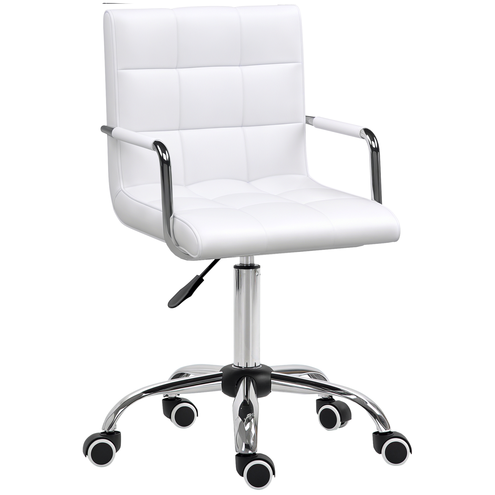HOMCOM Bürostuhl höhenverstellbar 84-99H cm ergonomischer Drehstuhl Chefses günstig online kaufen