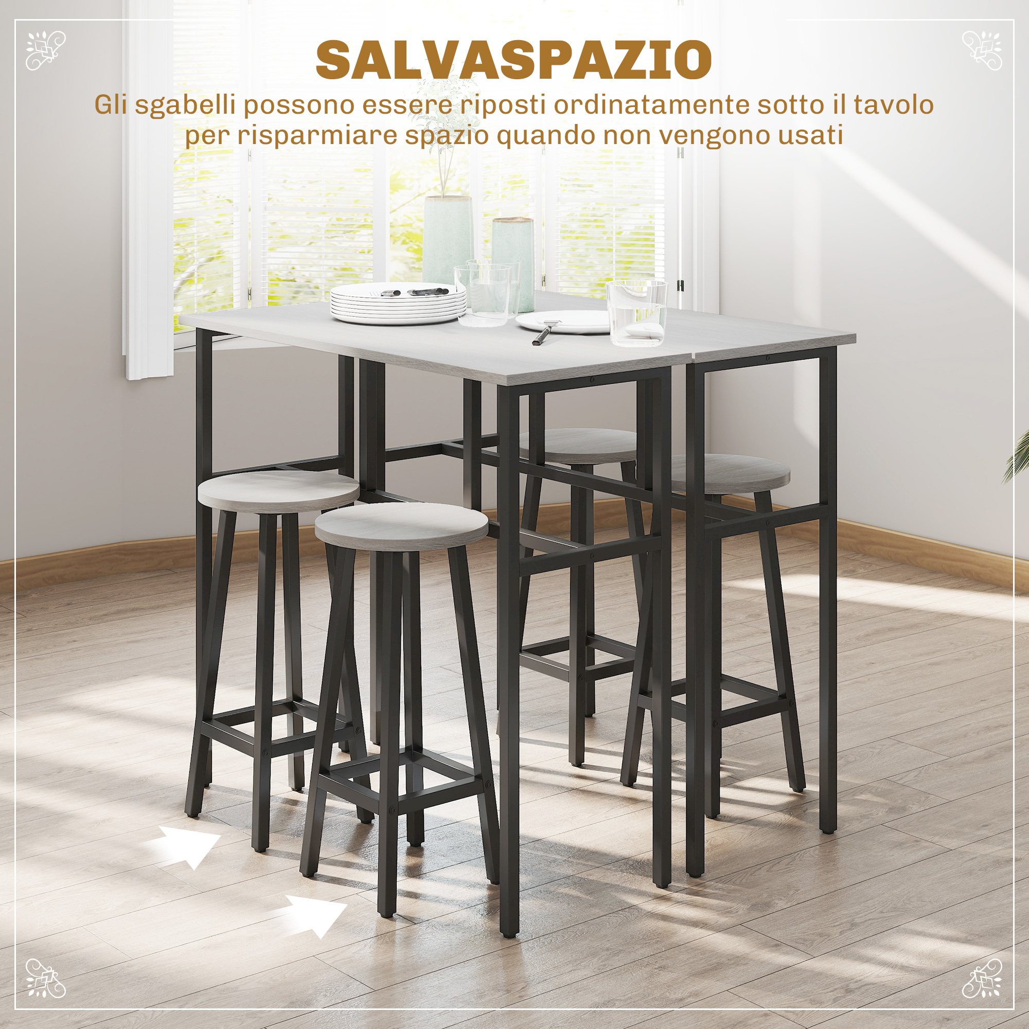 WOLTU Set di 2 Sgabelli da Bar con Schienale, Sedie Sala da Pranzo con WOLTU Set di 2 Sgabelli da Bar con Schienale, Sedie Sala da Pranzo con