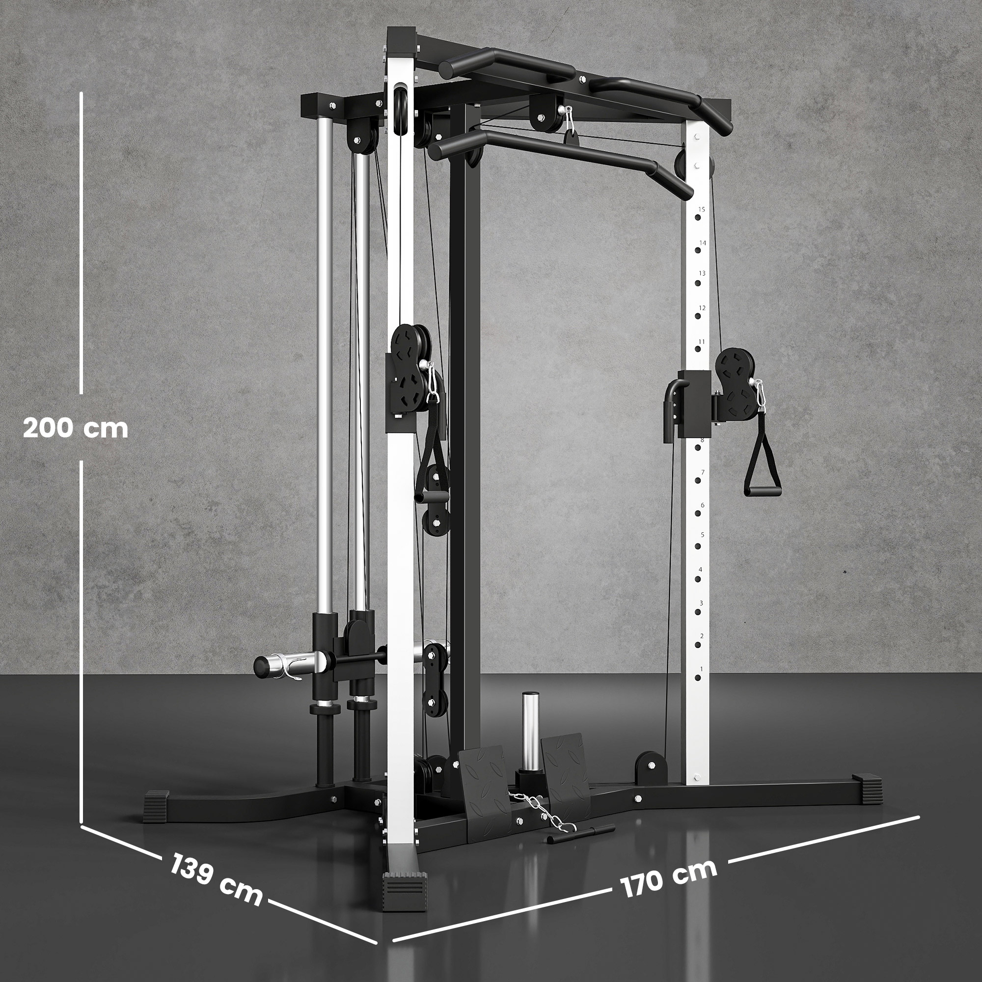 SPORTNOW Multifunctional Gym Machine for Full Body Fitness | Aosom UK
