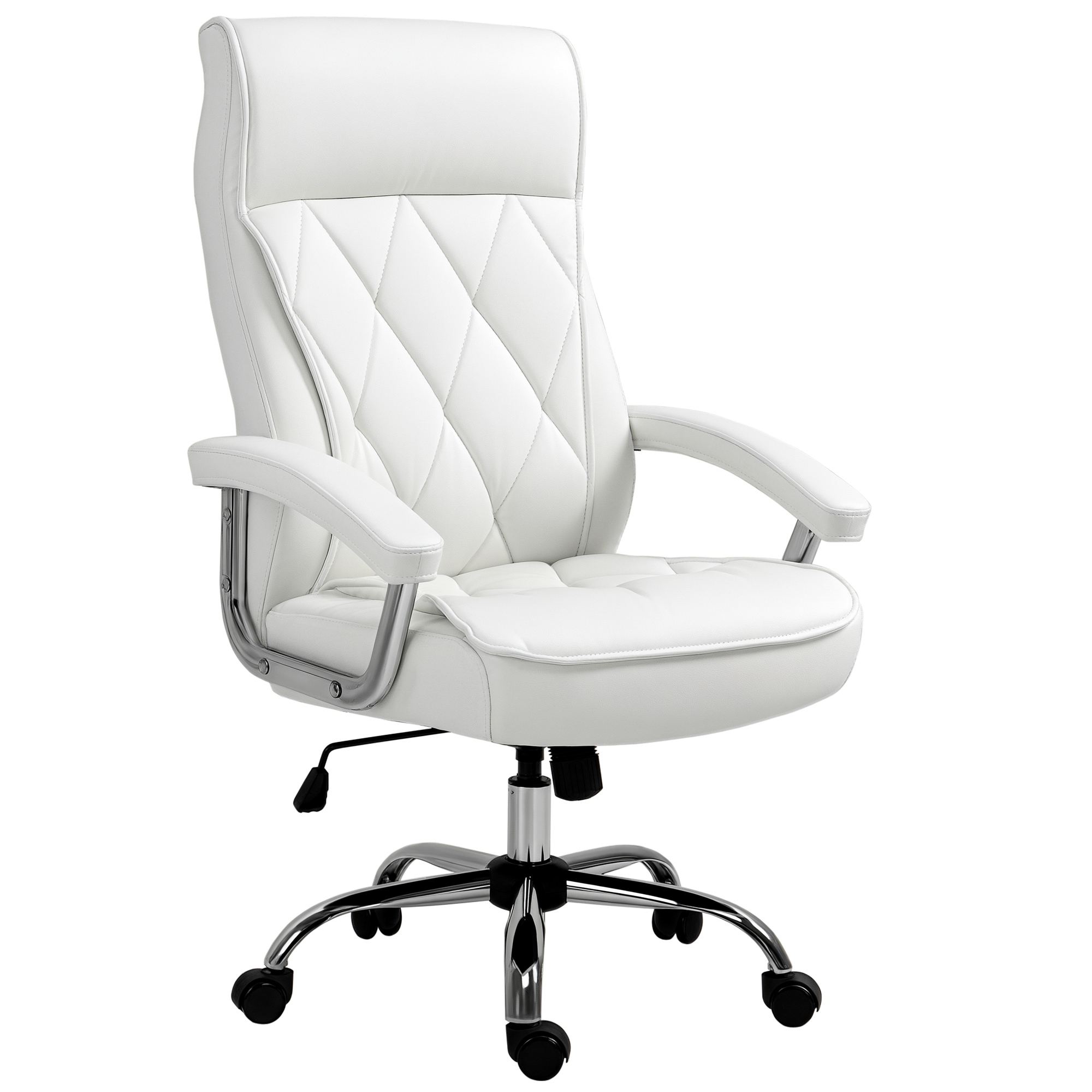 Vinsetto Bürostuhl Kunstleder, ergonomischer Schreibtischstuhl, Drehstuhl m günstig online kaufen