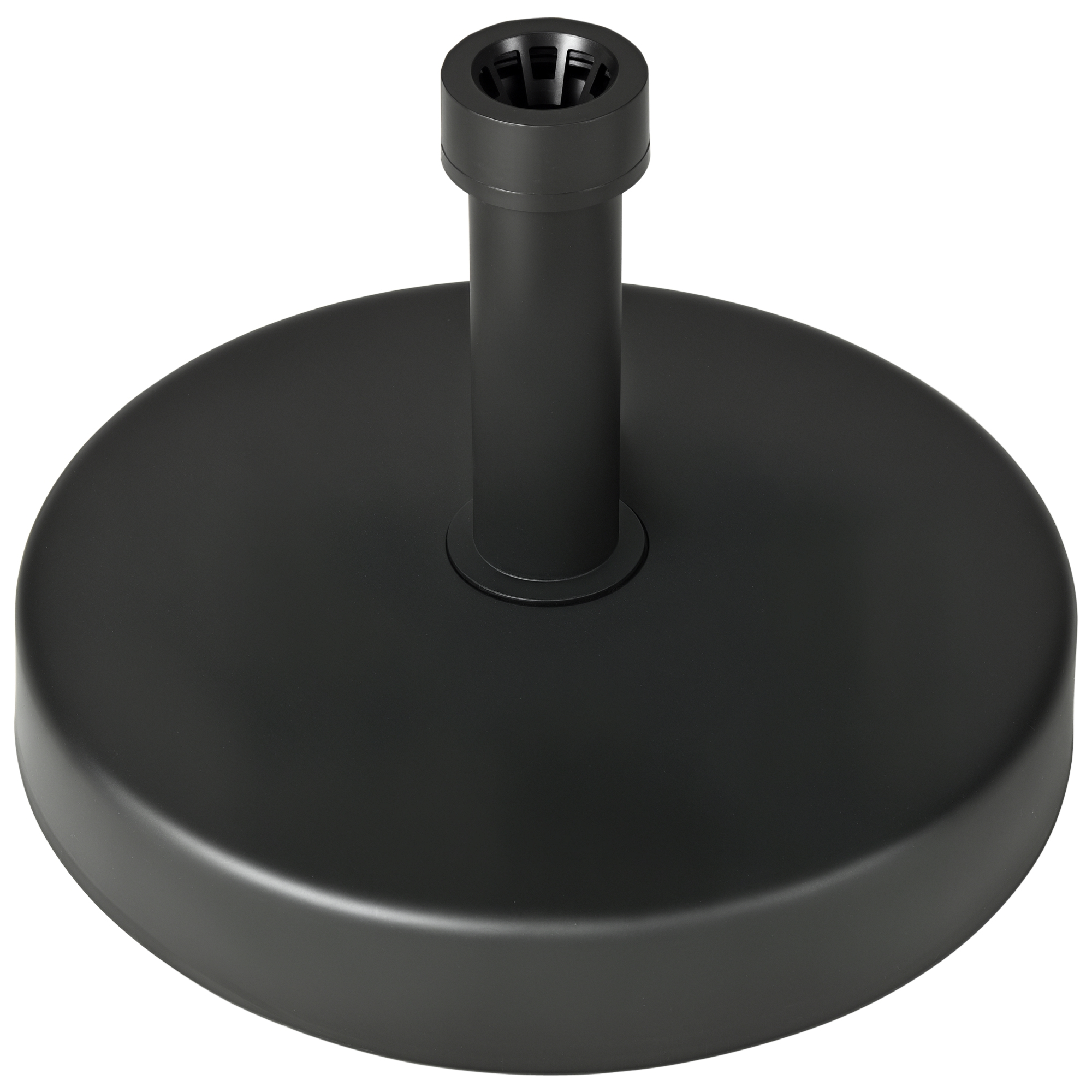 Image of Outsunny Base per Ombrellone da Giardino in Plastica PP Nero, Fino a 18kg, Ø45x33 cm, Robusta e Elegante Aosom006