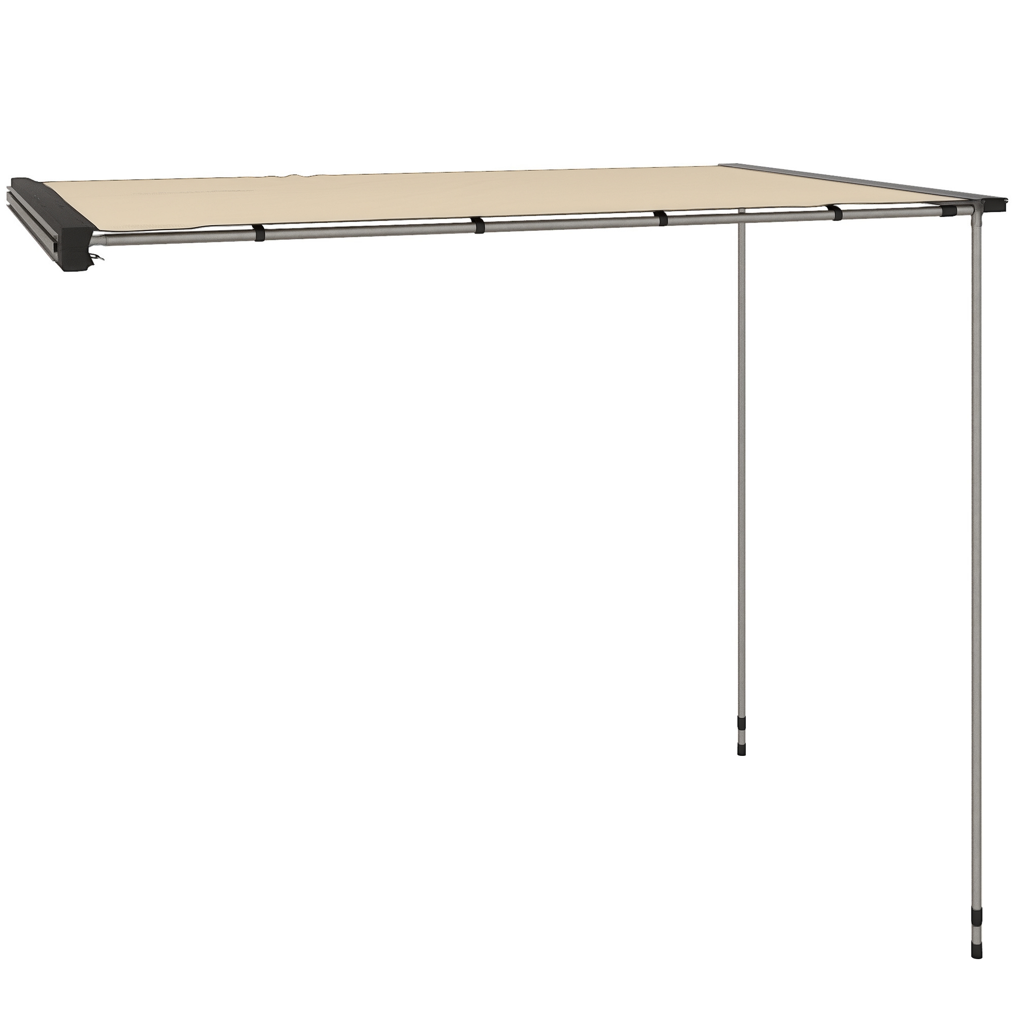 Outsunny Tendalino da Tetto Auto Laterale e Impermeabile con Altezz...