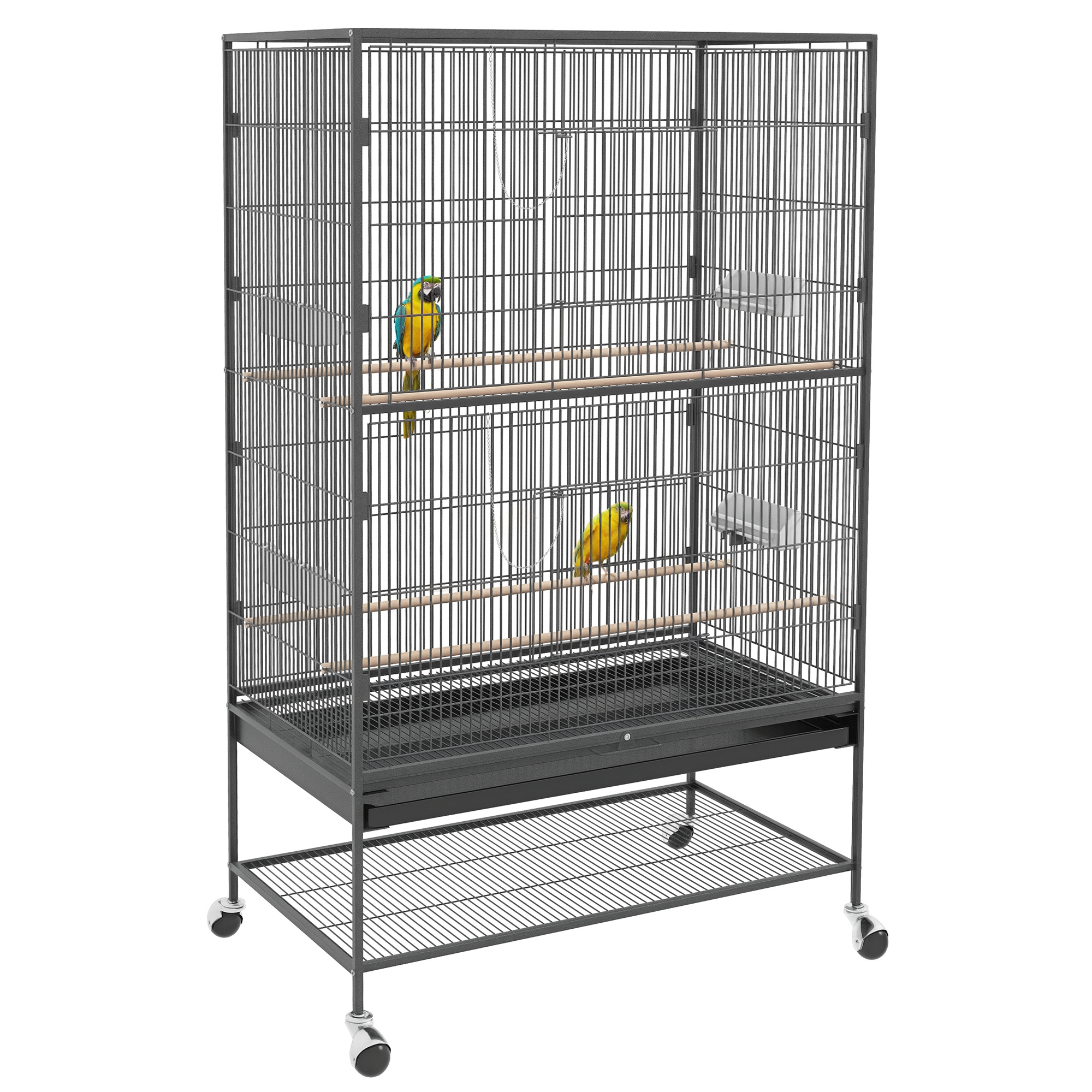 Edelstahl Vogelschalen Mit Halter Fr Vogelkfig  Futternapf Fr  Wellensittiche & Nymphensittiche Vogelnpfe Kfig