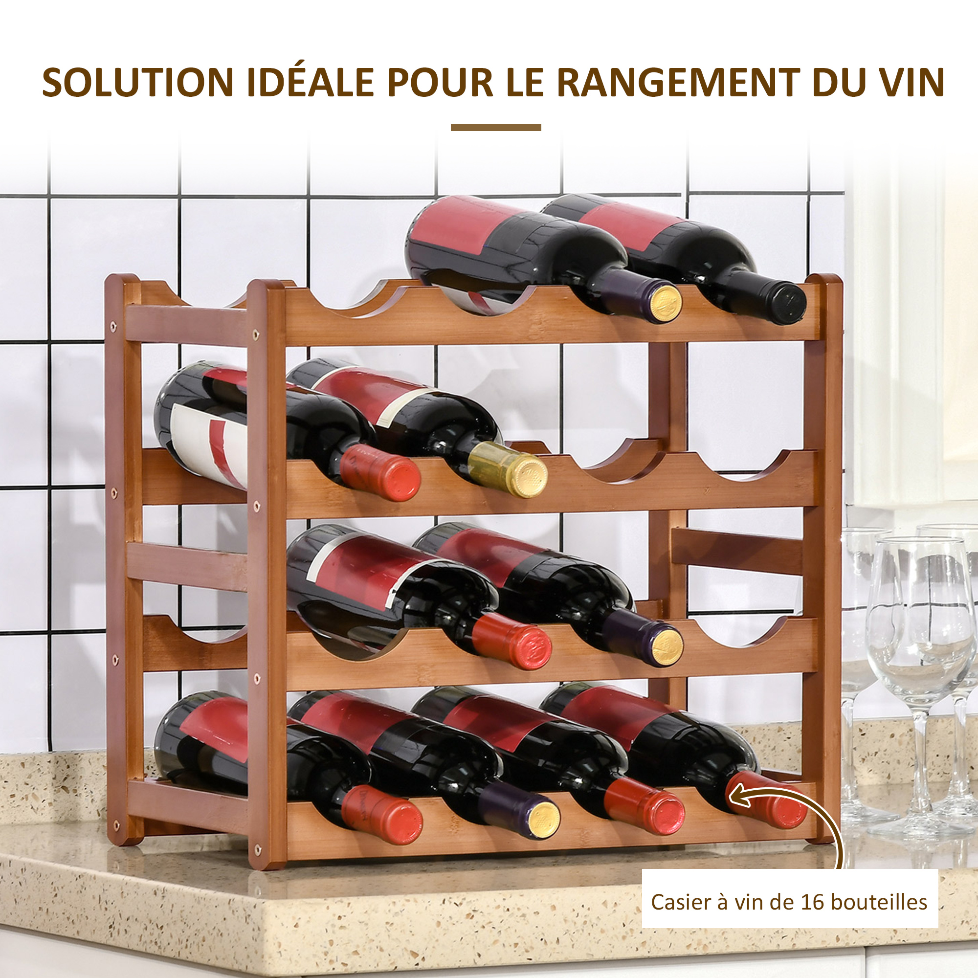 Porte Bouteilles En Bois