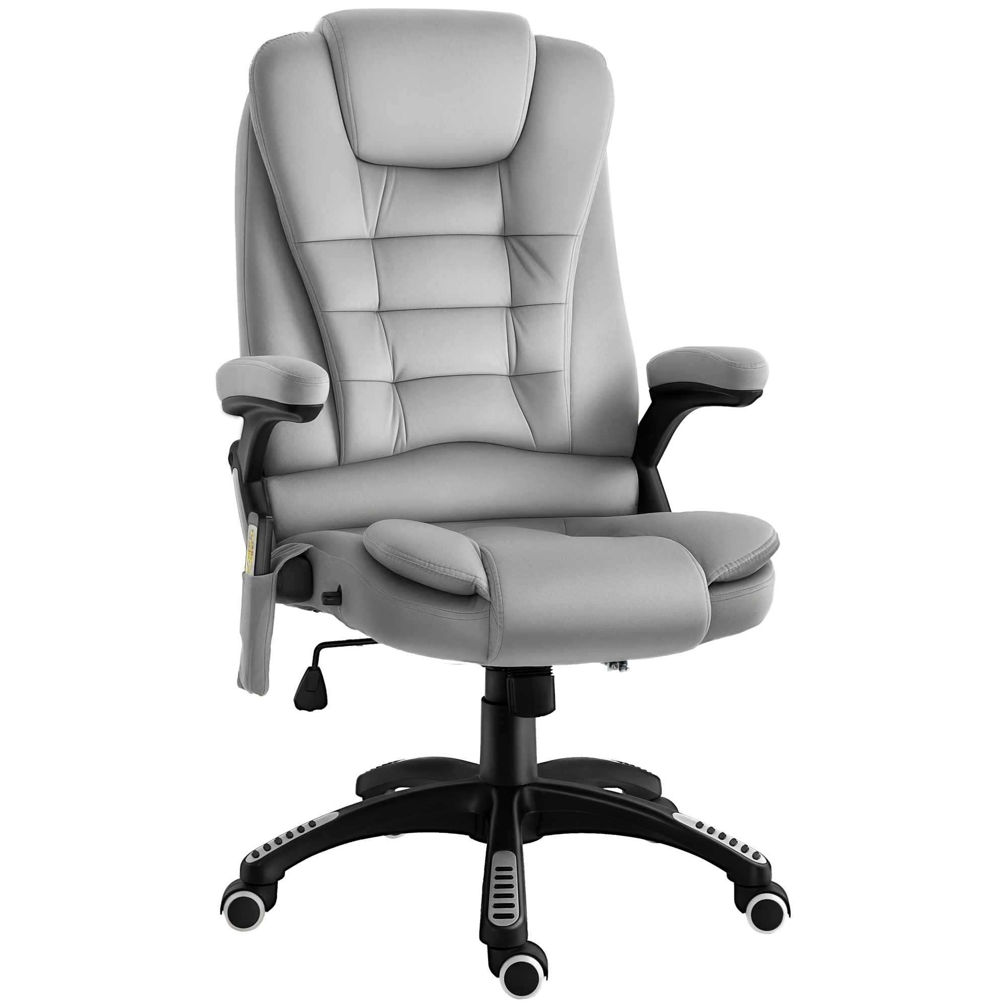 Vinsetto Massage Bürostuhl ergonomisch höhenverstellbar mit PU-Rädern in Gr günstig online kaufen