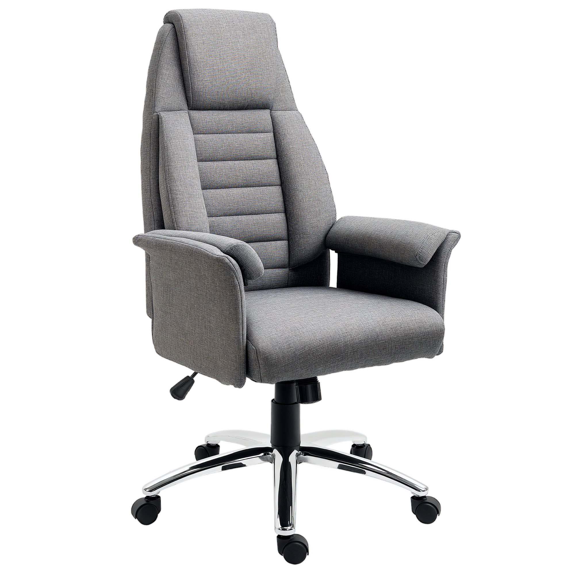HOMCOM höhenverstellbarer Bürostuhl ergonomischer Chefsessel 116-126 cm in günstig online kaufen