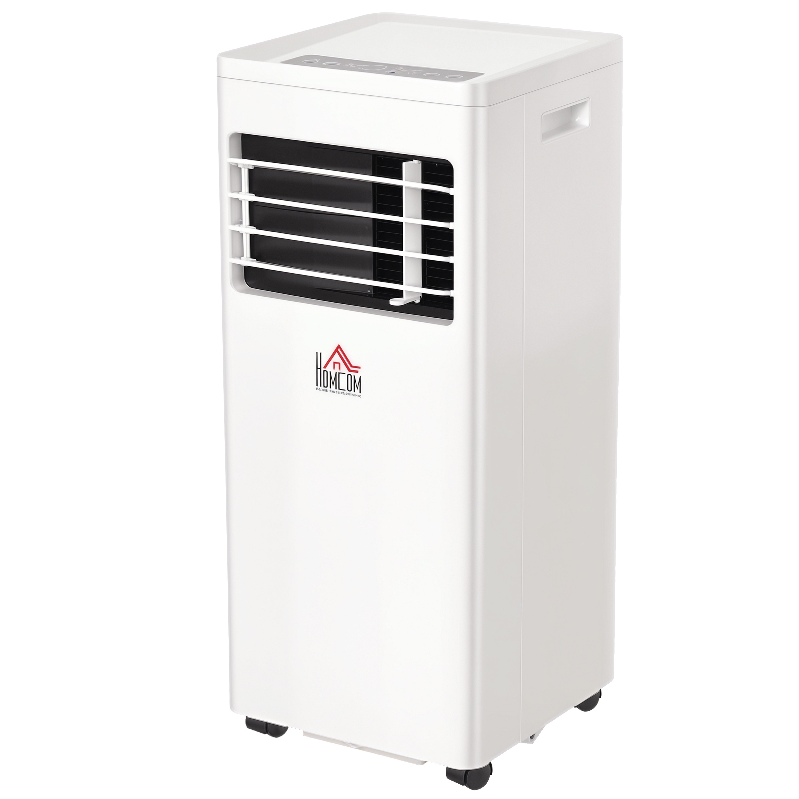 HOMCOM  Climatiseur Mobile 2 en 1 Climatisation D&eacute;shumidification avec T&eacute;l&eacute;commande Classe &Eacute;nerg&eacute;tique A Minuterie 765 W