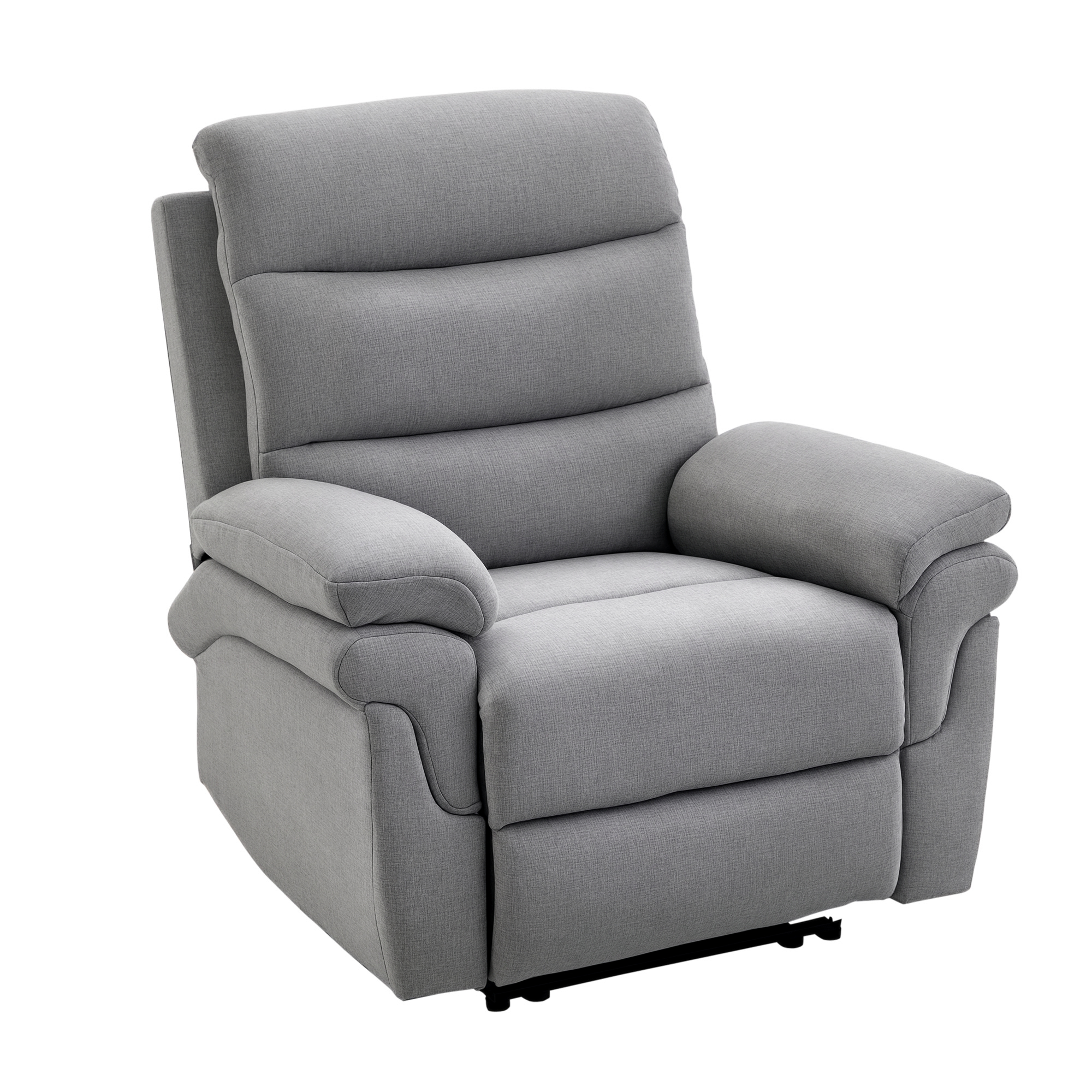 HOMCOM Relaxsessel mit Liegefunktion, 165° neigbar, klappbarer Fußstütze, L günstig online kaufen