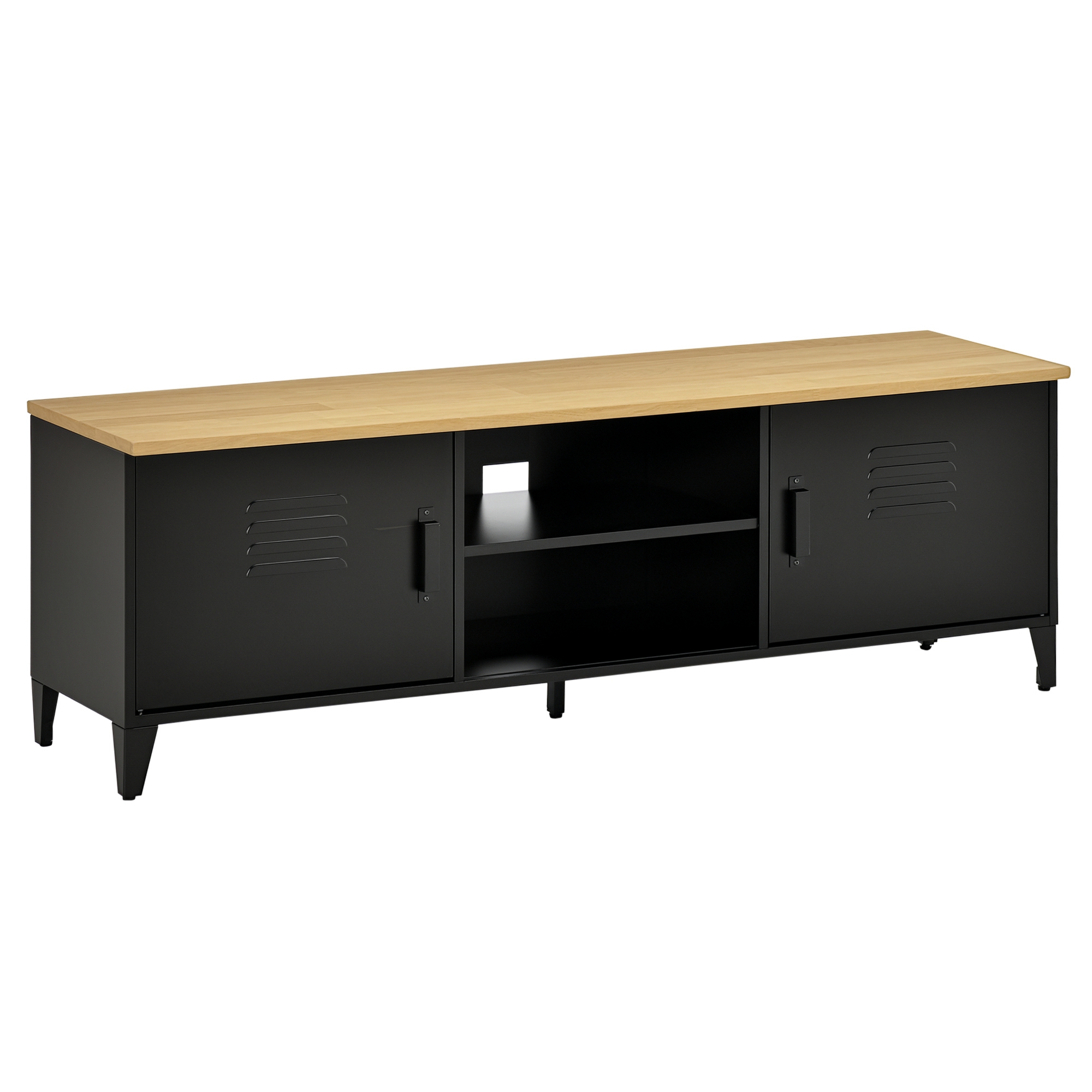 HOMCOM TV Lowboard TV Schrank Fernsehschrank Fernsehtisch TV-Regal Kommode günstig online kaufen