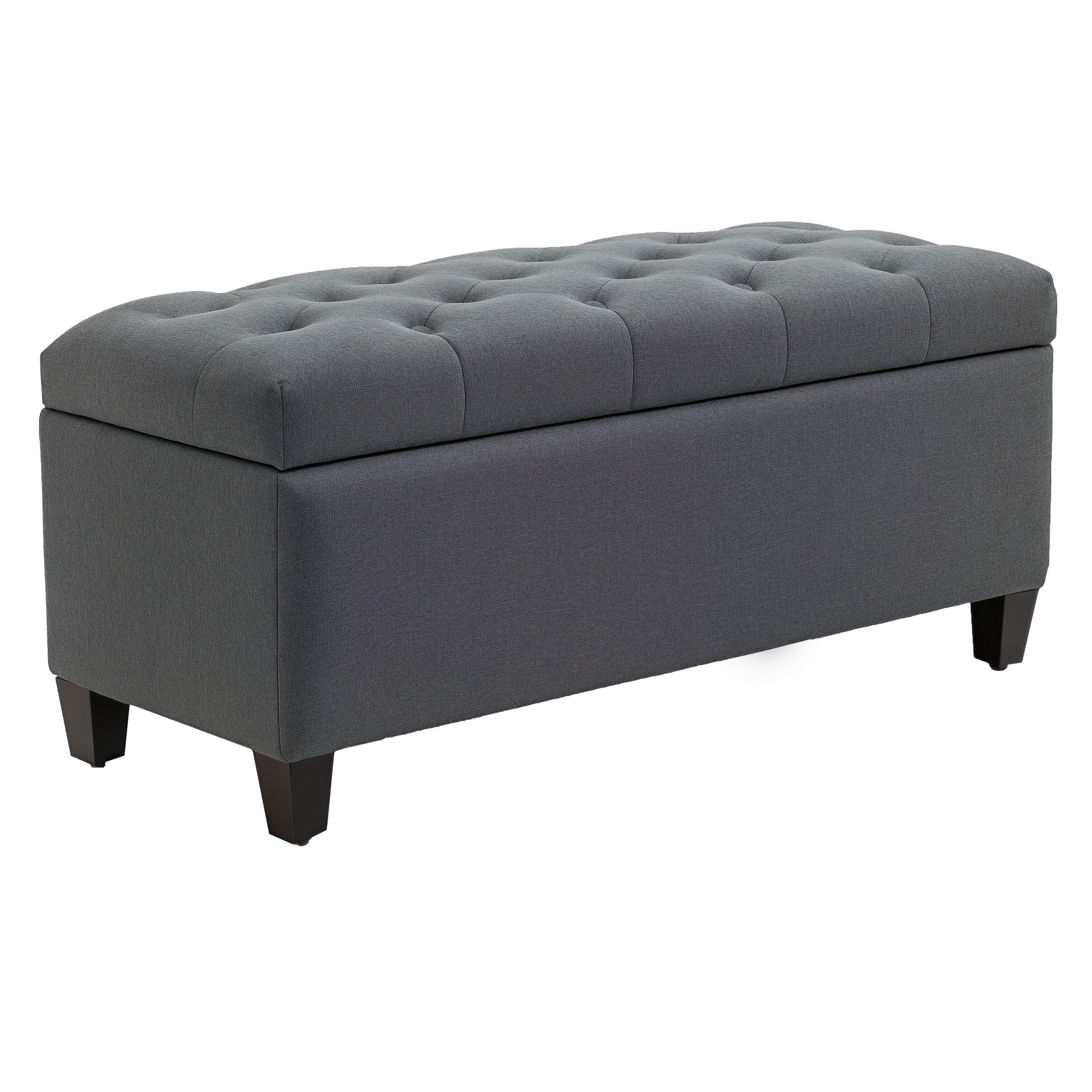 HOMCOM Sitzbank Polsterbank mit Stauraum 100 x 40 x 44 cm, Truhenbank aus l günstig online kaufen