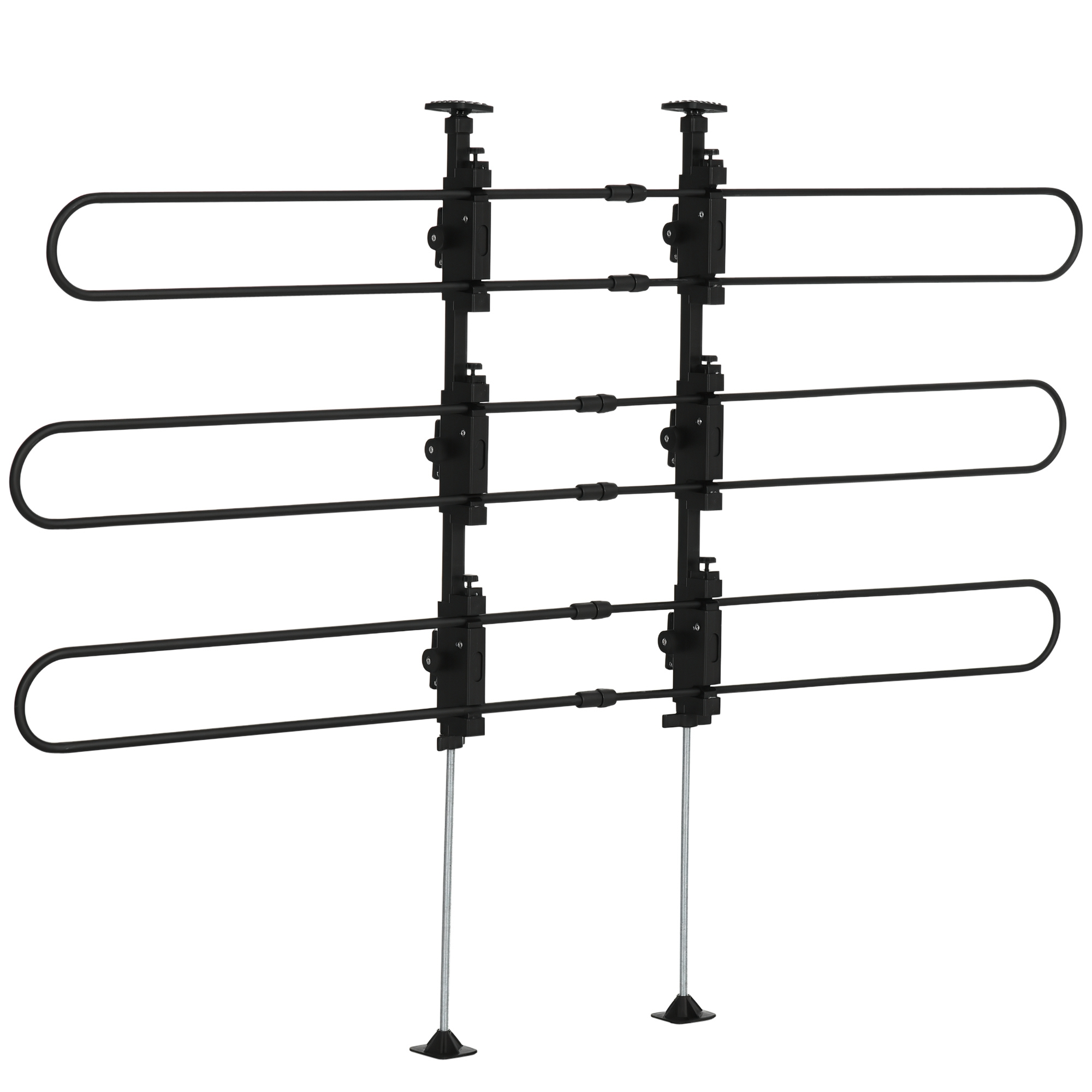 PawHut Kofferraum Trenngitter verstellbar Universal Autotrennwand Stahl 89-150x76-124cm für Hunde & Gepäck Aosom.de