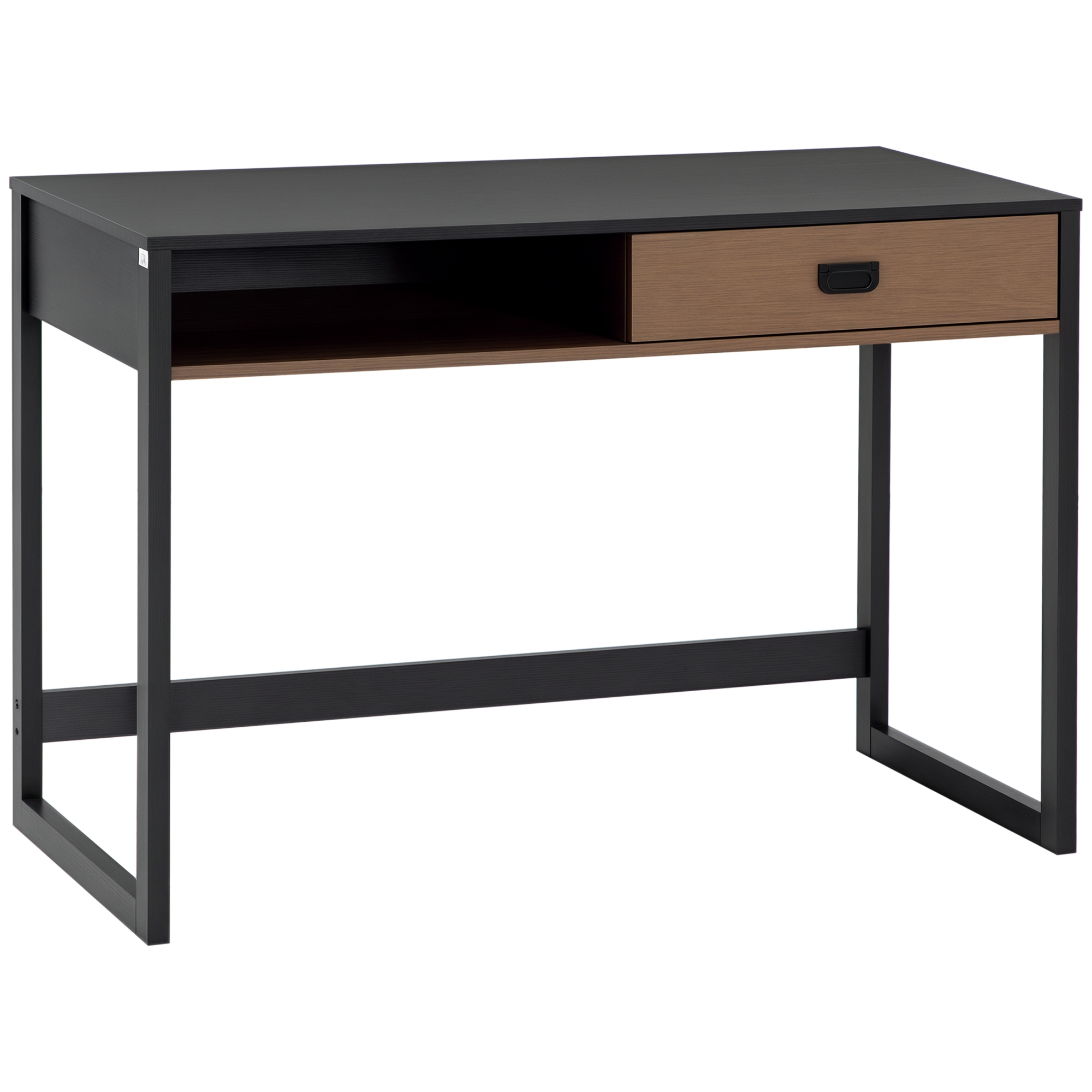 HOMCOM Schreibtisch Computertisch mit Schublade, Bürotisch mit Regal, Arbei günstig online kaufen