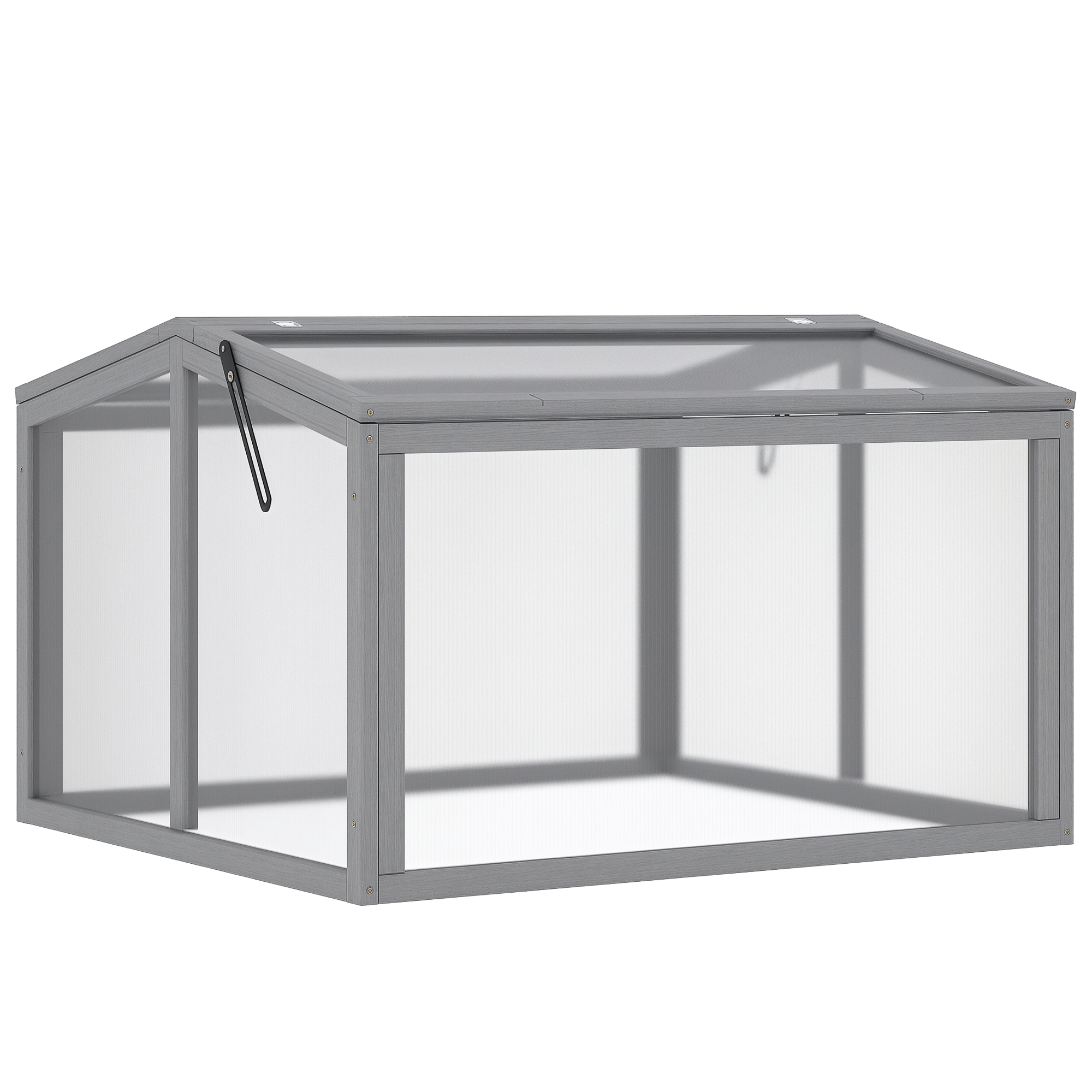 Outsunny Frühbeet 90 x 80 x 58 cm Gewächshaus Treibhaus Pflanzenbeet mit Ab günstig online kaufen