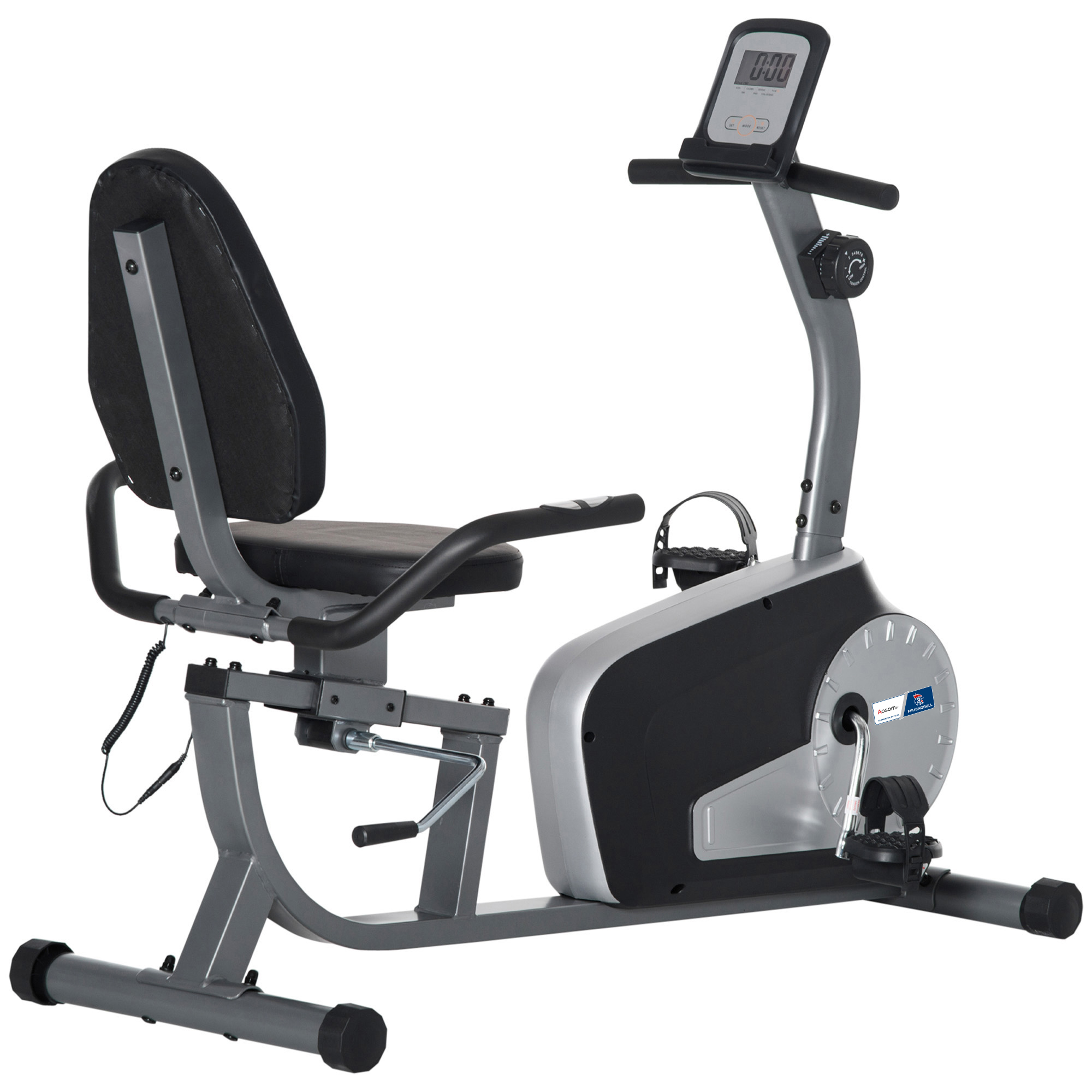 Vélo d'appartement semi-allongé R9259 HMS magnétique - Sport