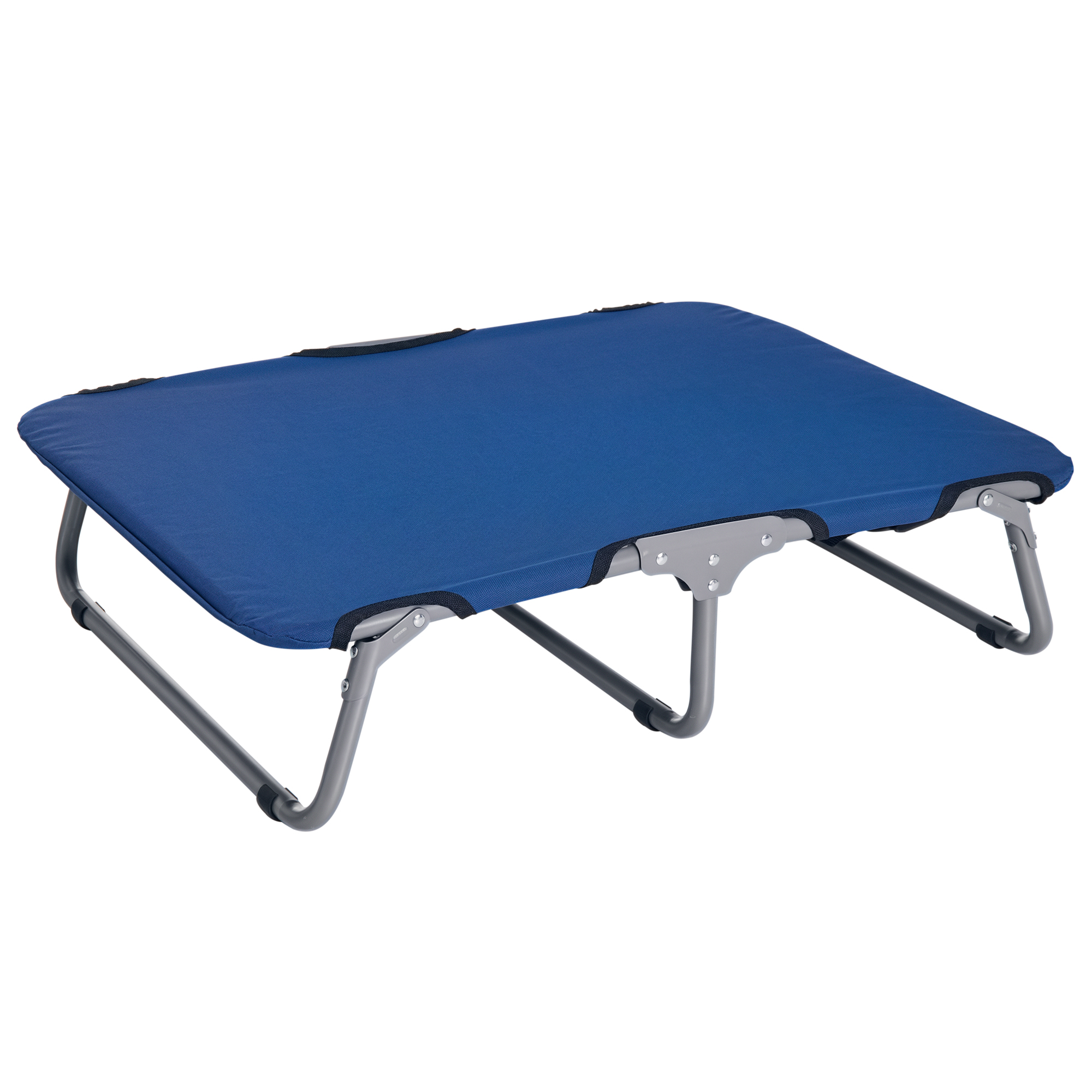 Image of PawHut brandina cani piccola taglia brandina cani pieghevole brandina cani taglia piccolo lettino cani Blu 71 × 58 × 18cm Aosom006