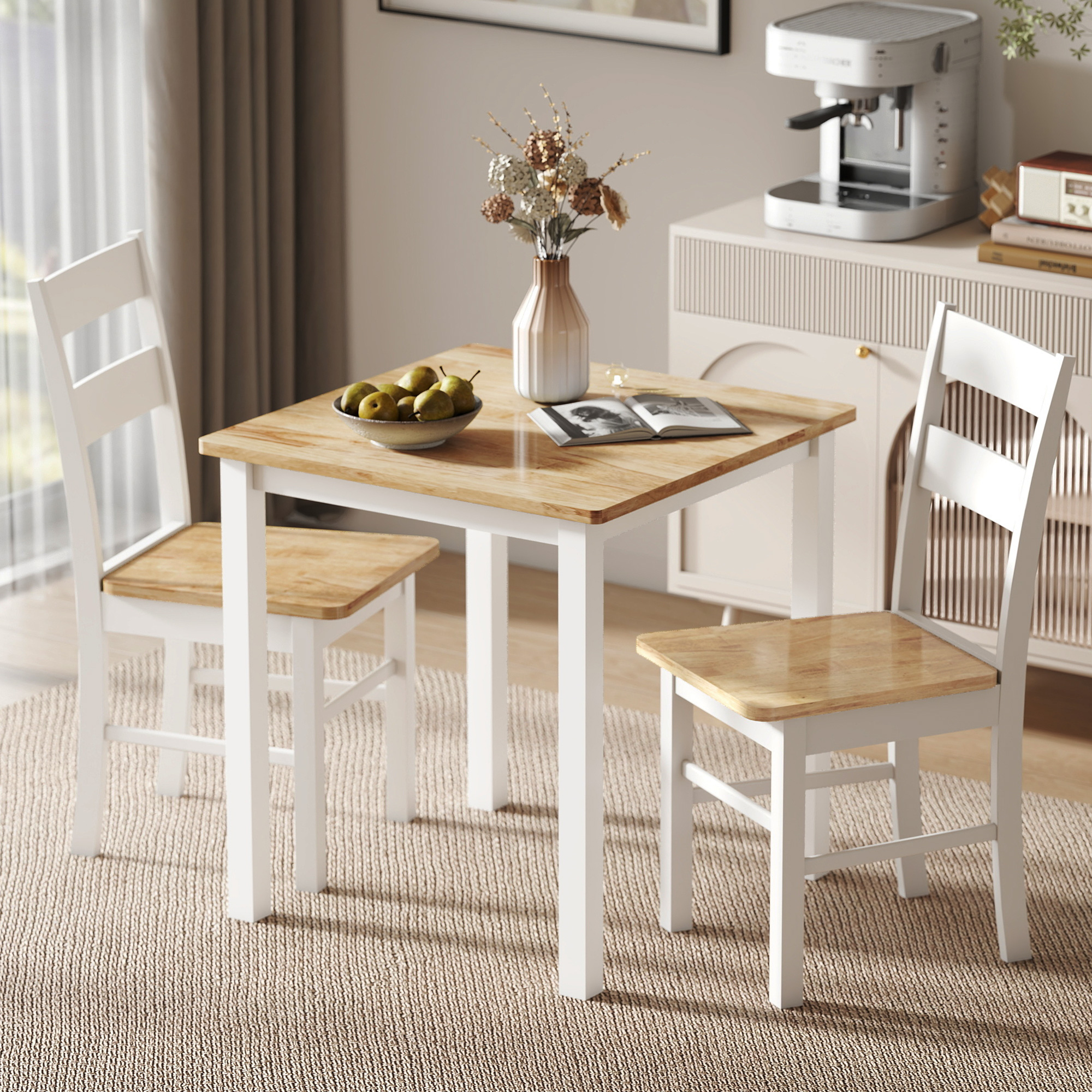HOMCOM Esstisch 69 x 69 cm Küchentisch für 2-4 Personen Esszimmertisch Klei günstig online kaufen