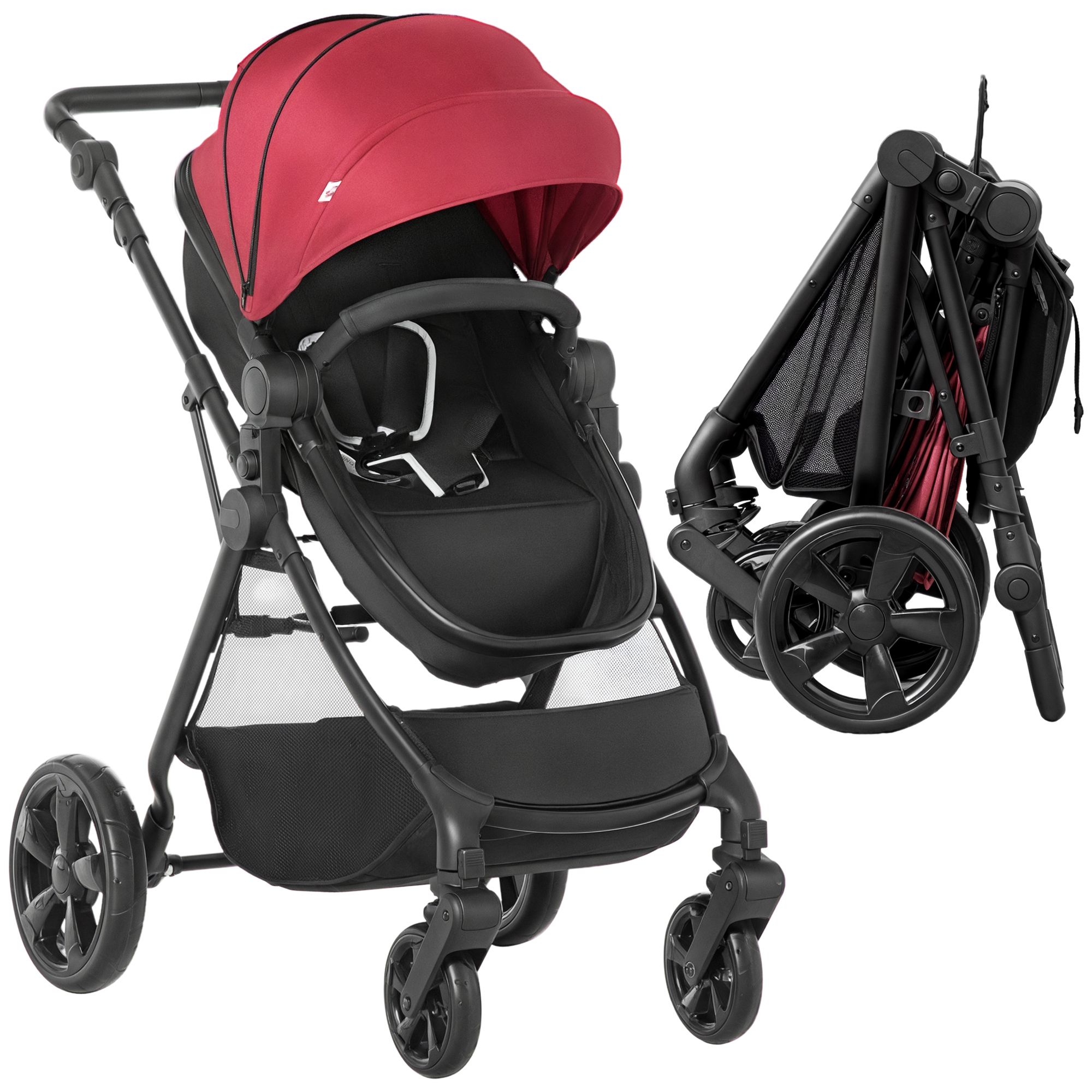HOMCOM in Lightweight Reversible Pushchair and Foldable
