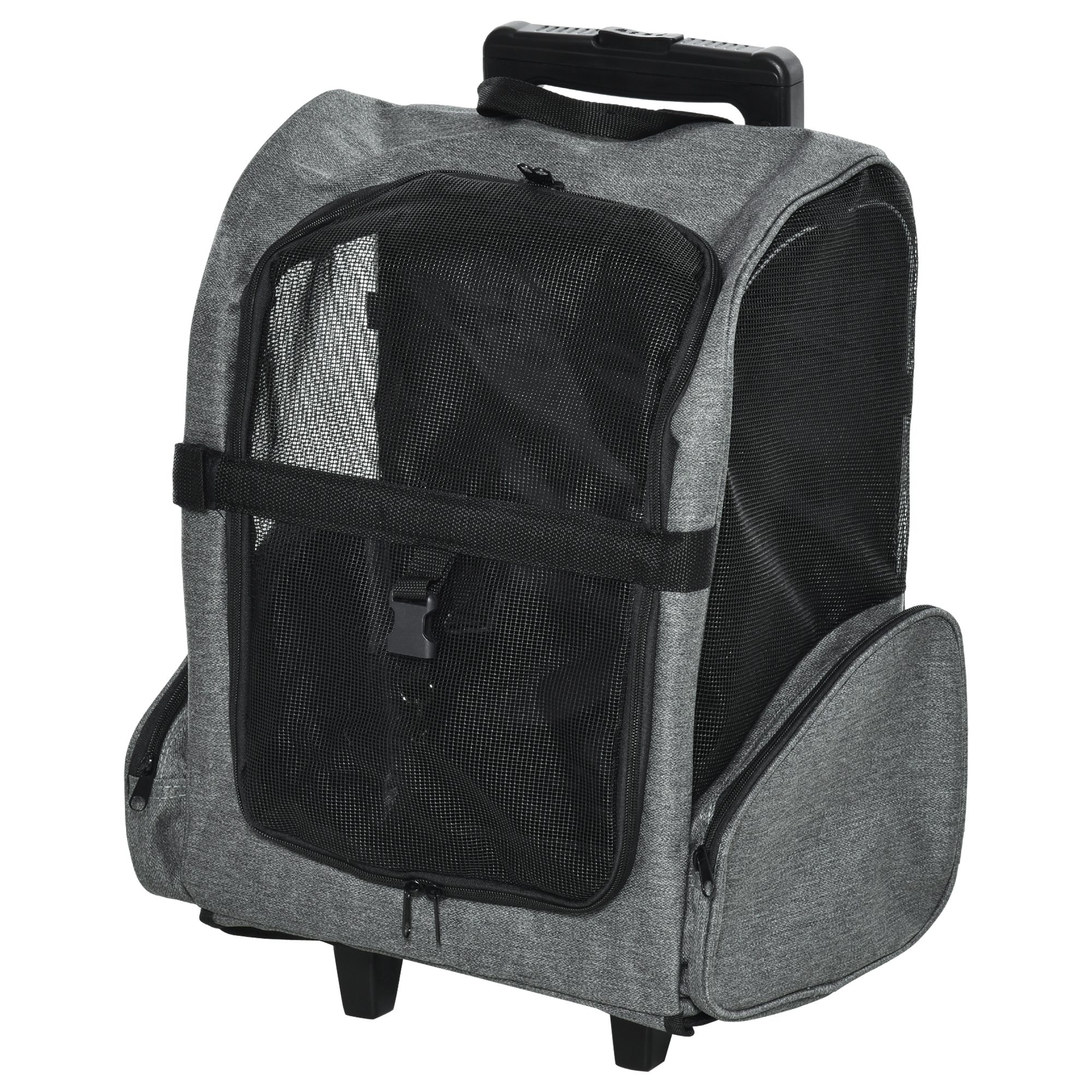 PawHut 70cm Oxford Folding Pet Carrier Bag Grey