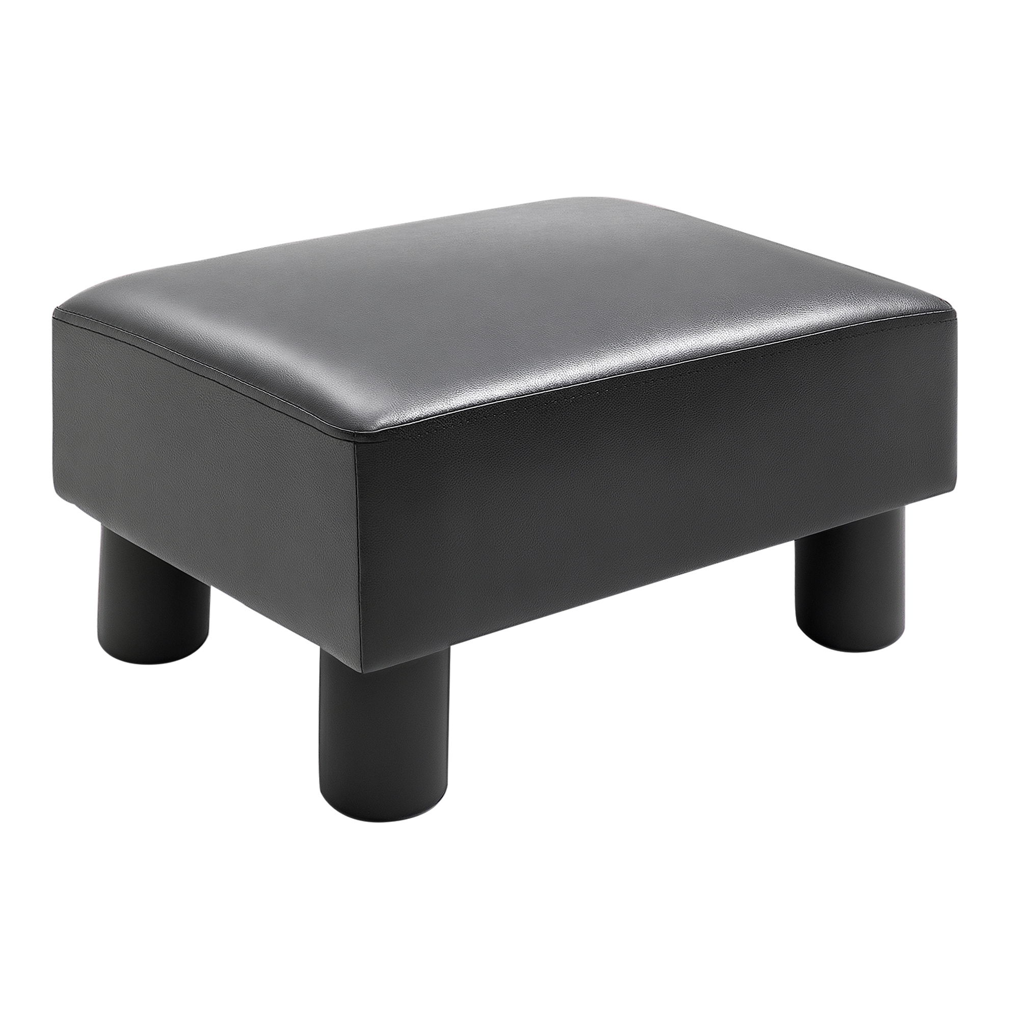 HOMCOM Chesterfield Hocker Sitzbank aus Kunstleder Schwarz 40x30x24cm stilv günstig online kaufen