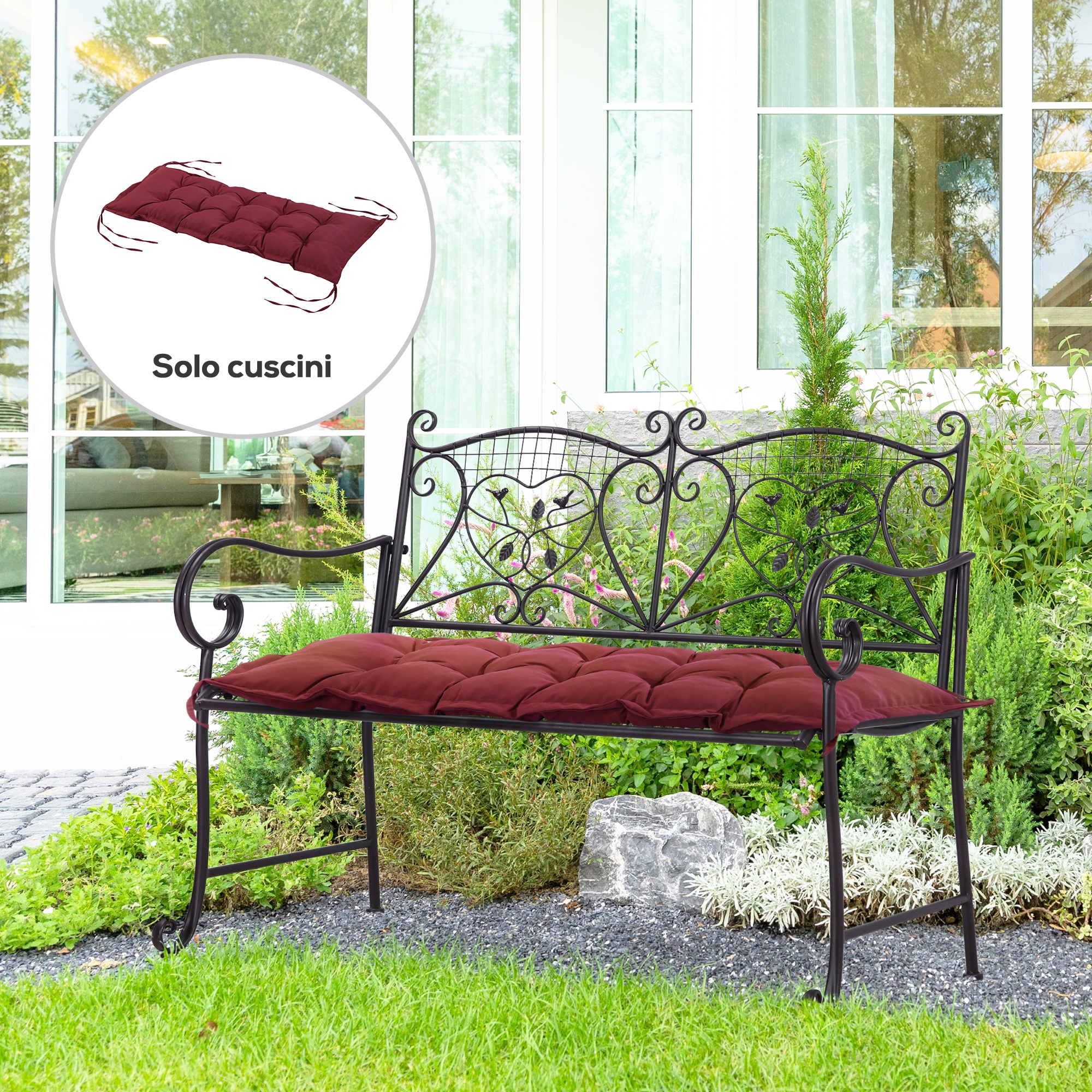 Panche Panchina Divanetto Flow Design Panchine Divano Da Esterno