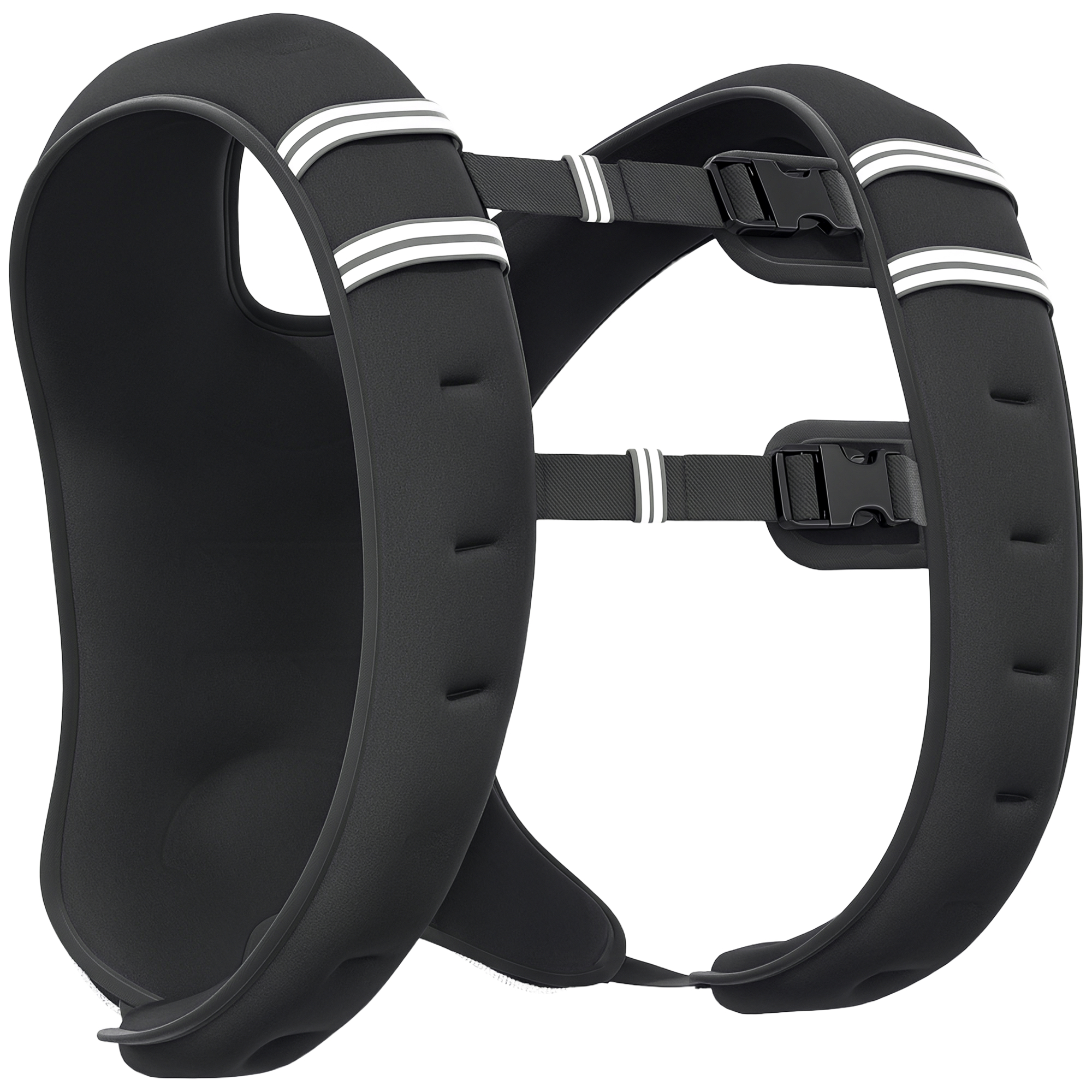 HOMCOM Vestă de Greutate Reglabilă pentru Antrenament de Forță, 10 kg, 40x35 cm, Negru | Aosom Romania