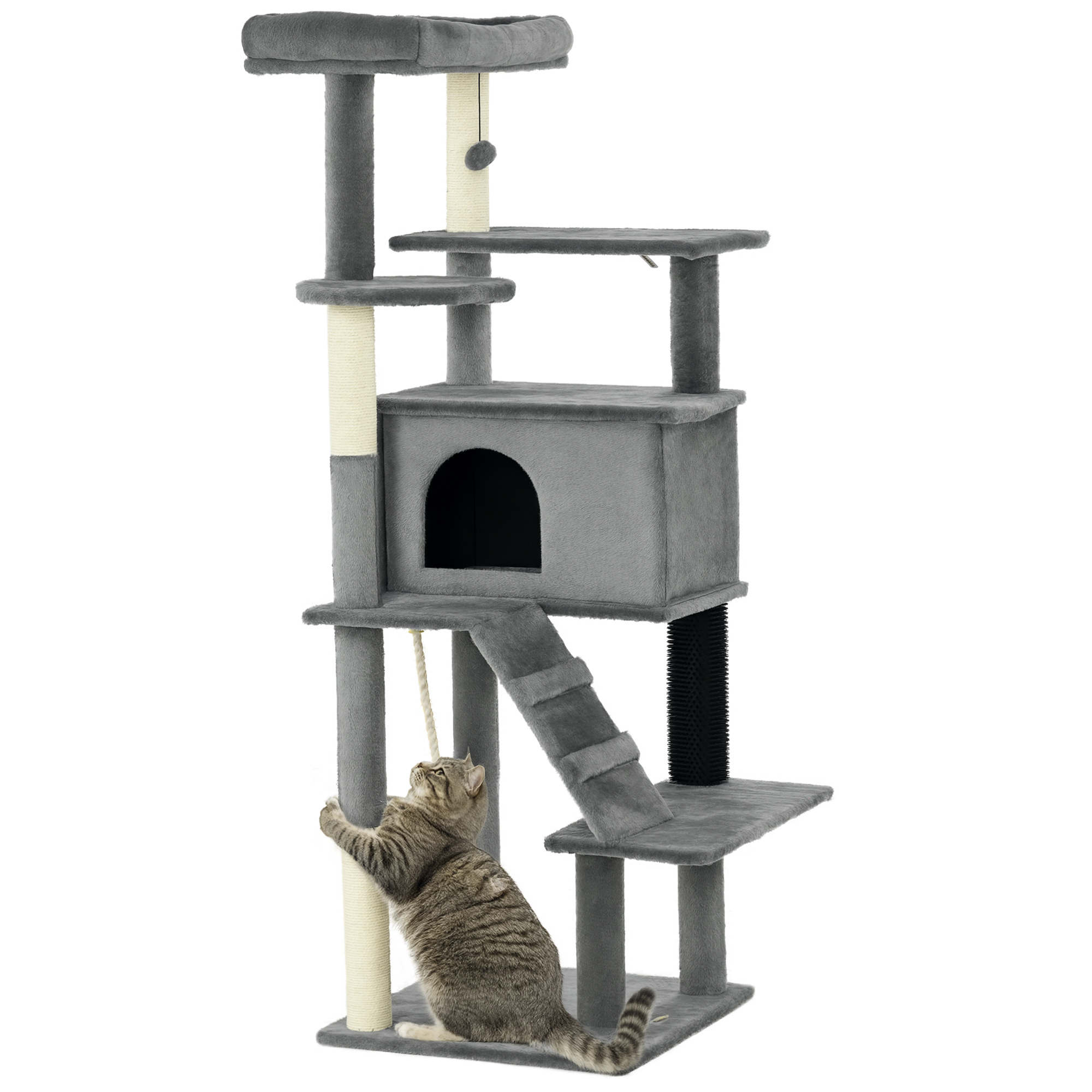 Small Petco Cat Condo PawHut Cat Tree Tower For Indoor Cats, With