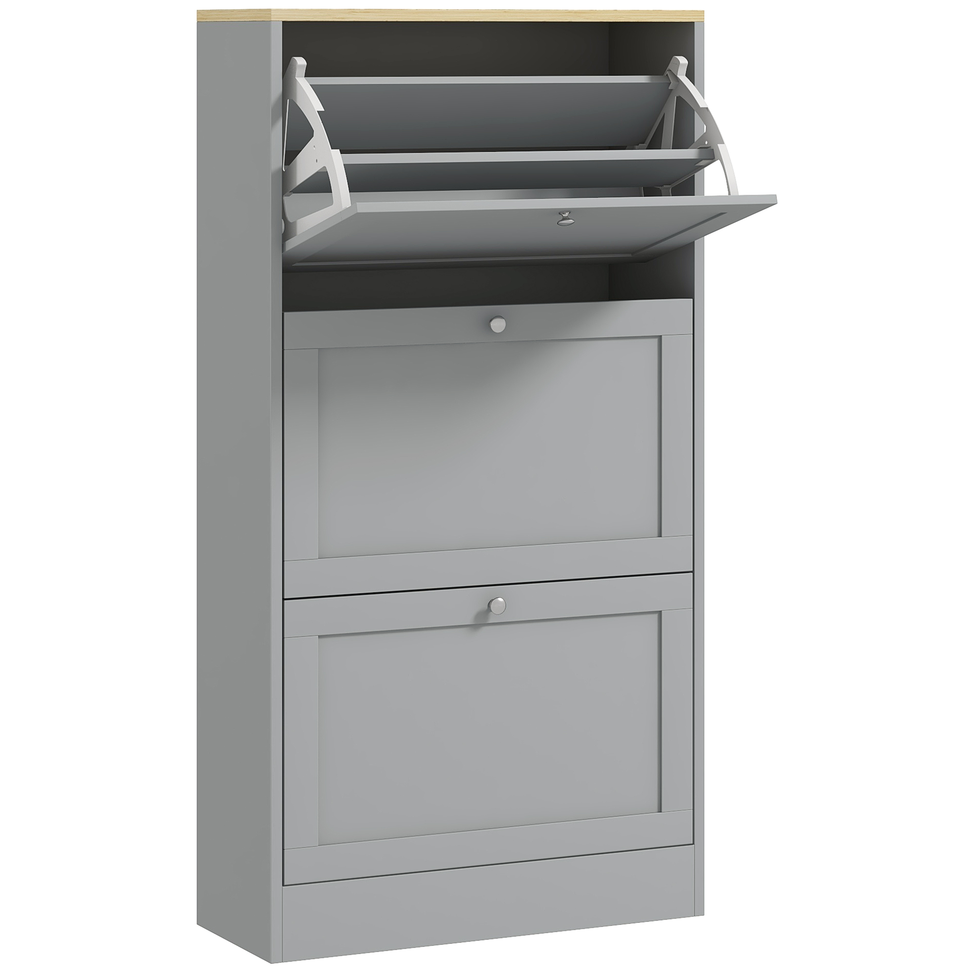 HOMCOM pearl grey storage unit (ref. 837-399V80GY)