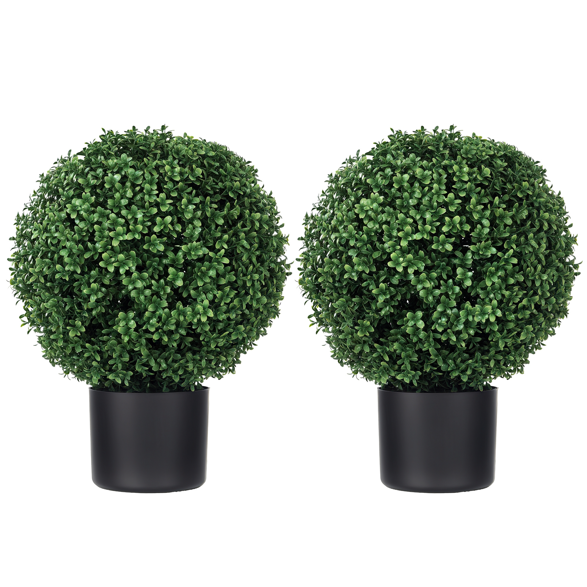 HOMCOM Arbore Artificial Buchsbaum, Sferic, 52x40 cm, Verde | Aosom Romania