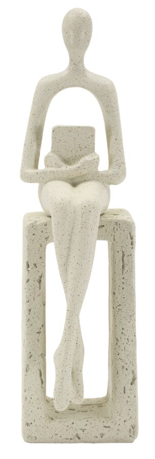 Mauro Ferretti Statueta Decorativa Cm 8,5X6,5X22 | Aosom Romania